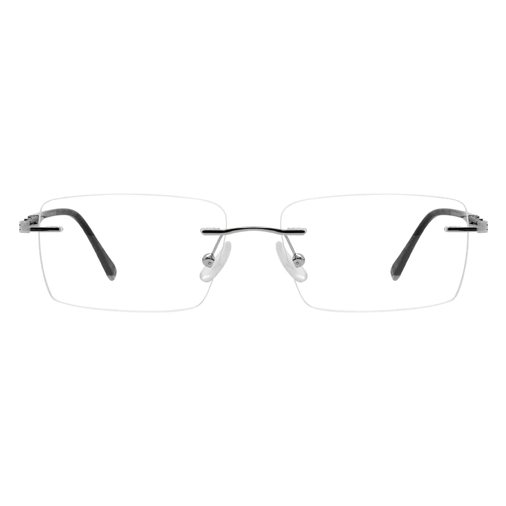 Metal Rectangle Eyeglasses