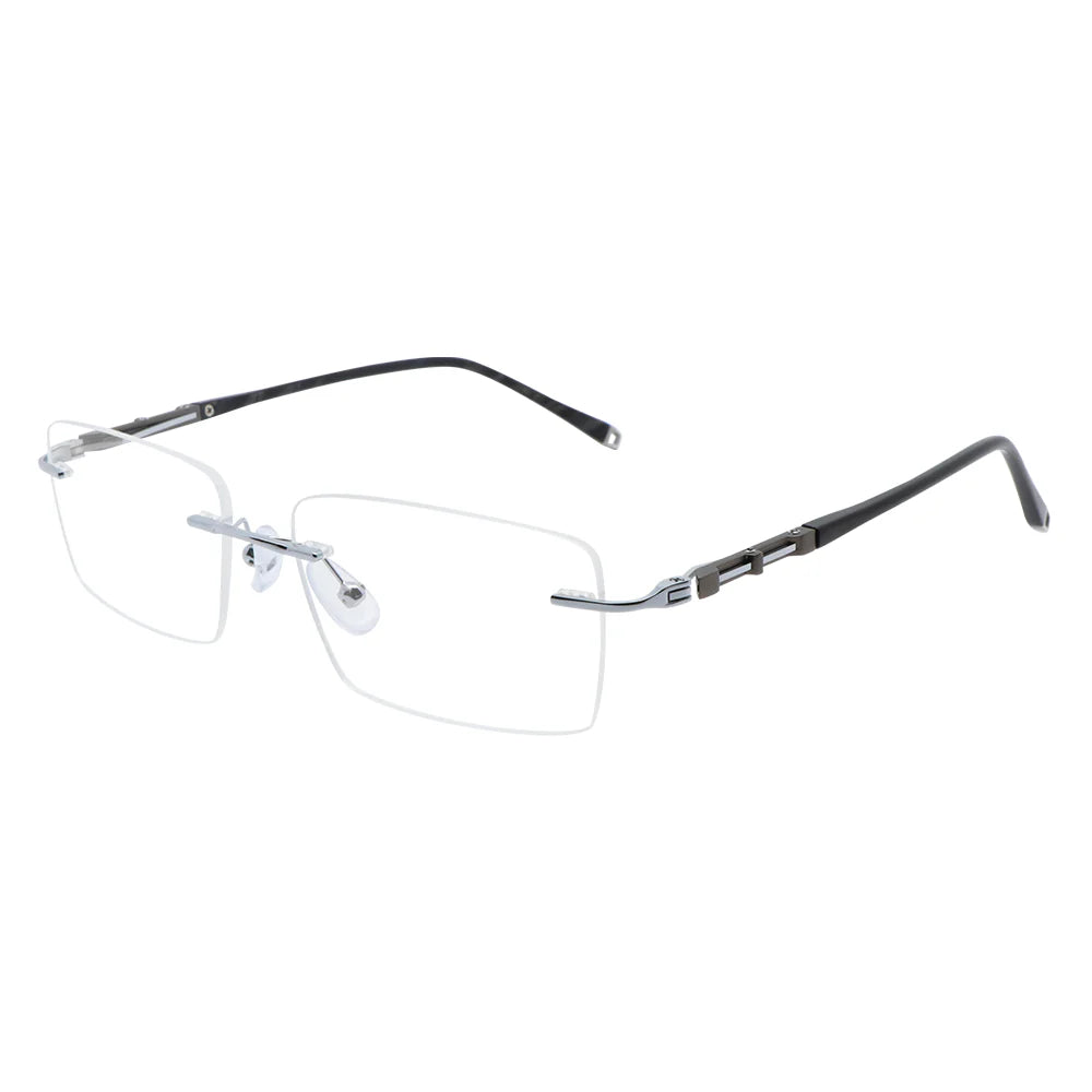 Metal Rectangle Eyeglasses