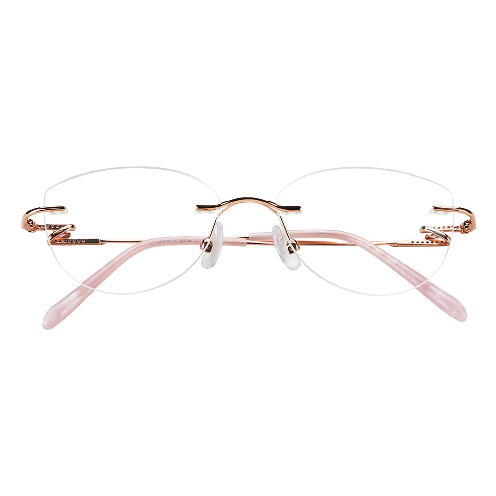 Metal Geometric Eyeglasses