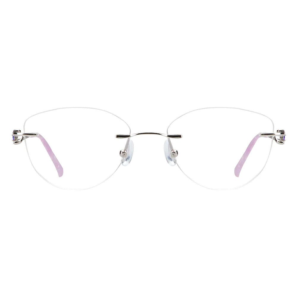 Metal Geometric Eyeglasses