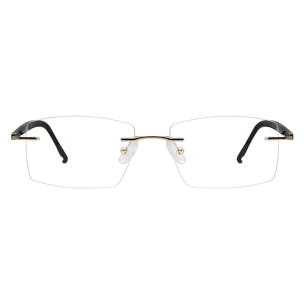 Metal Rectangle Eyeglasses