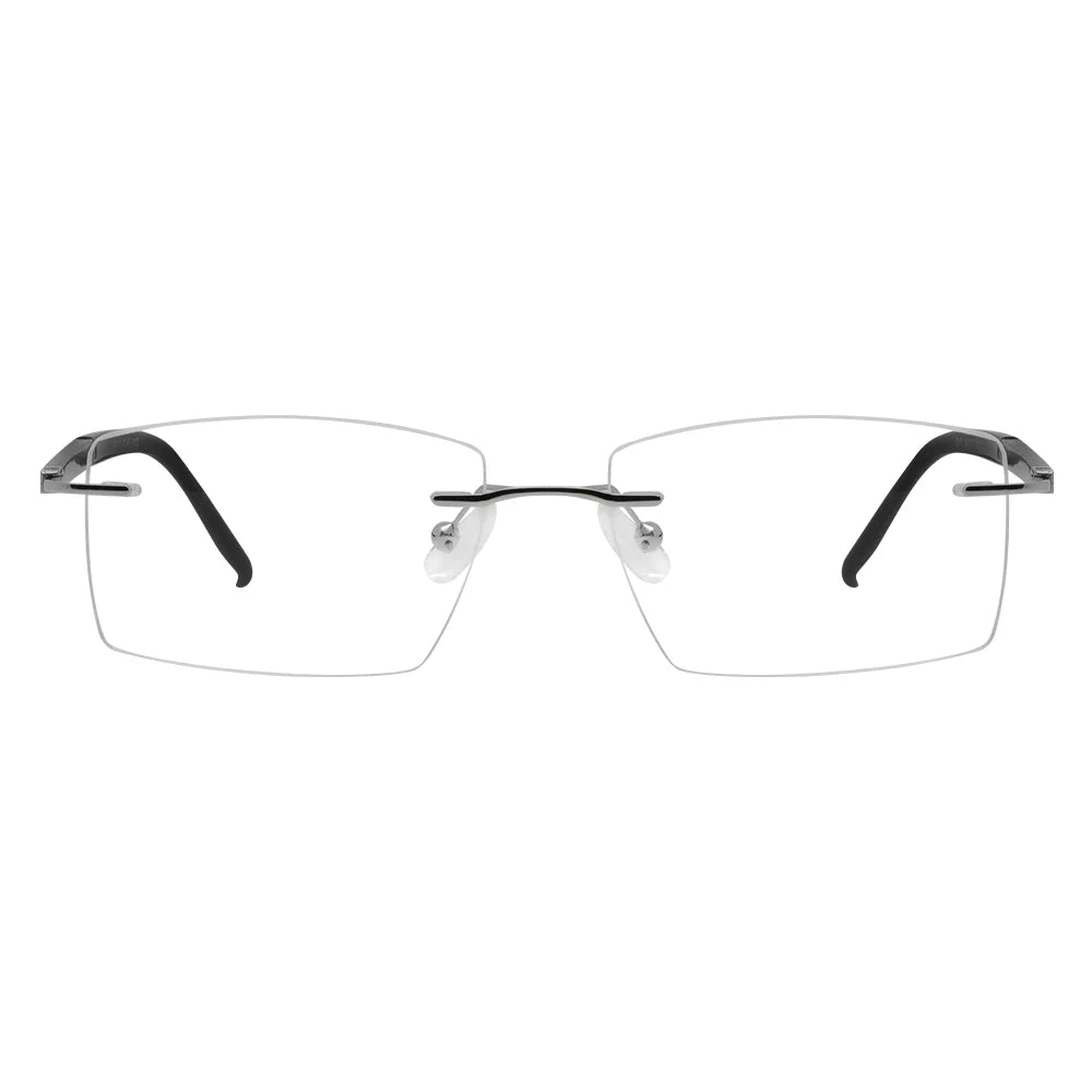 Metal Rectangle Eyeglasses