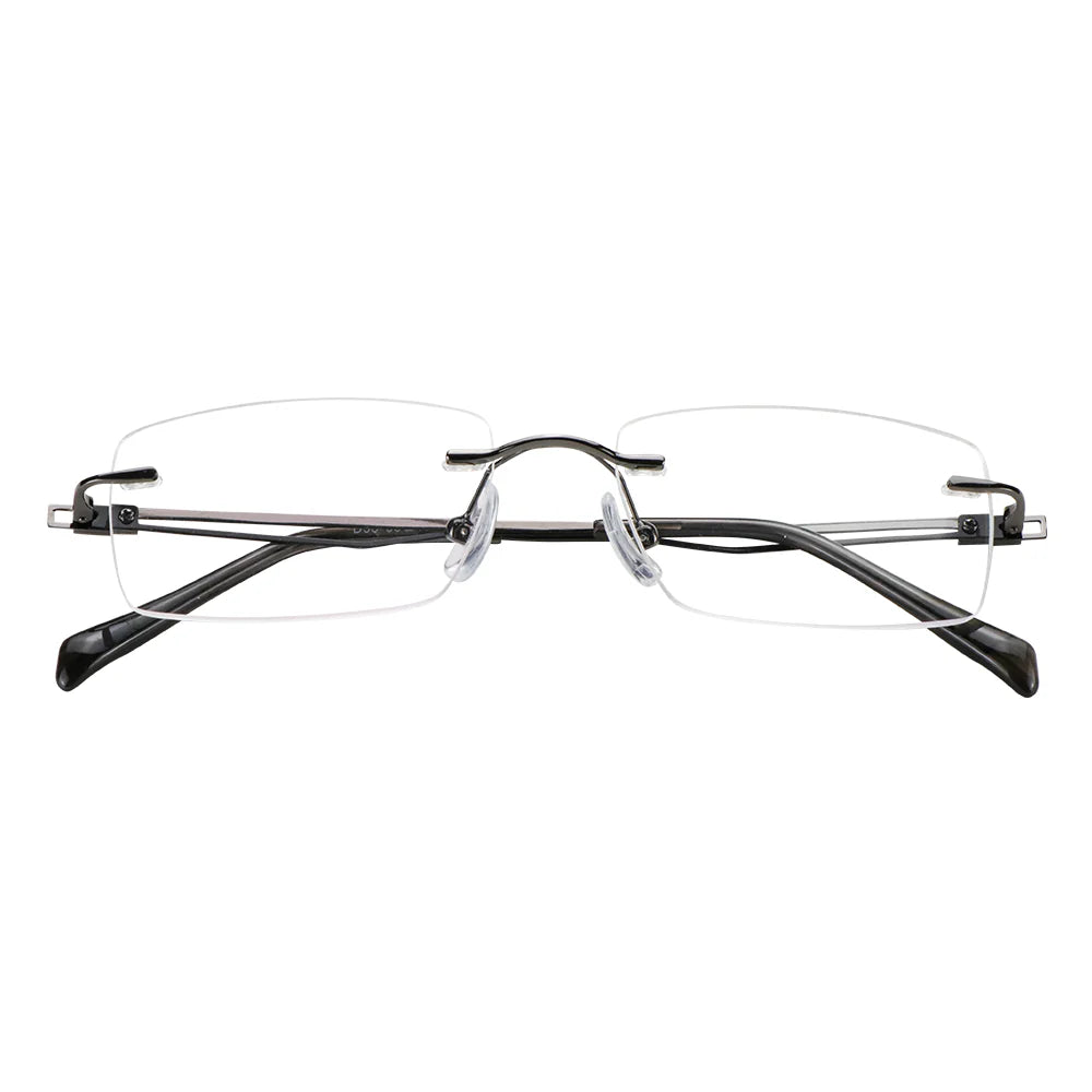 Rectangle Metal Eyeglasses