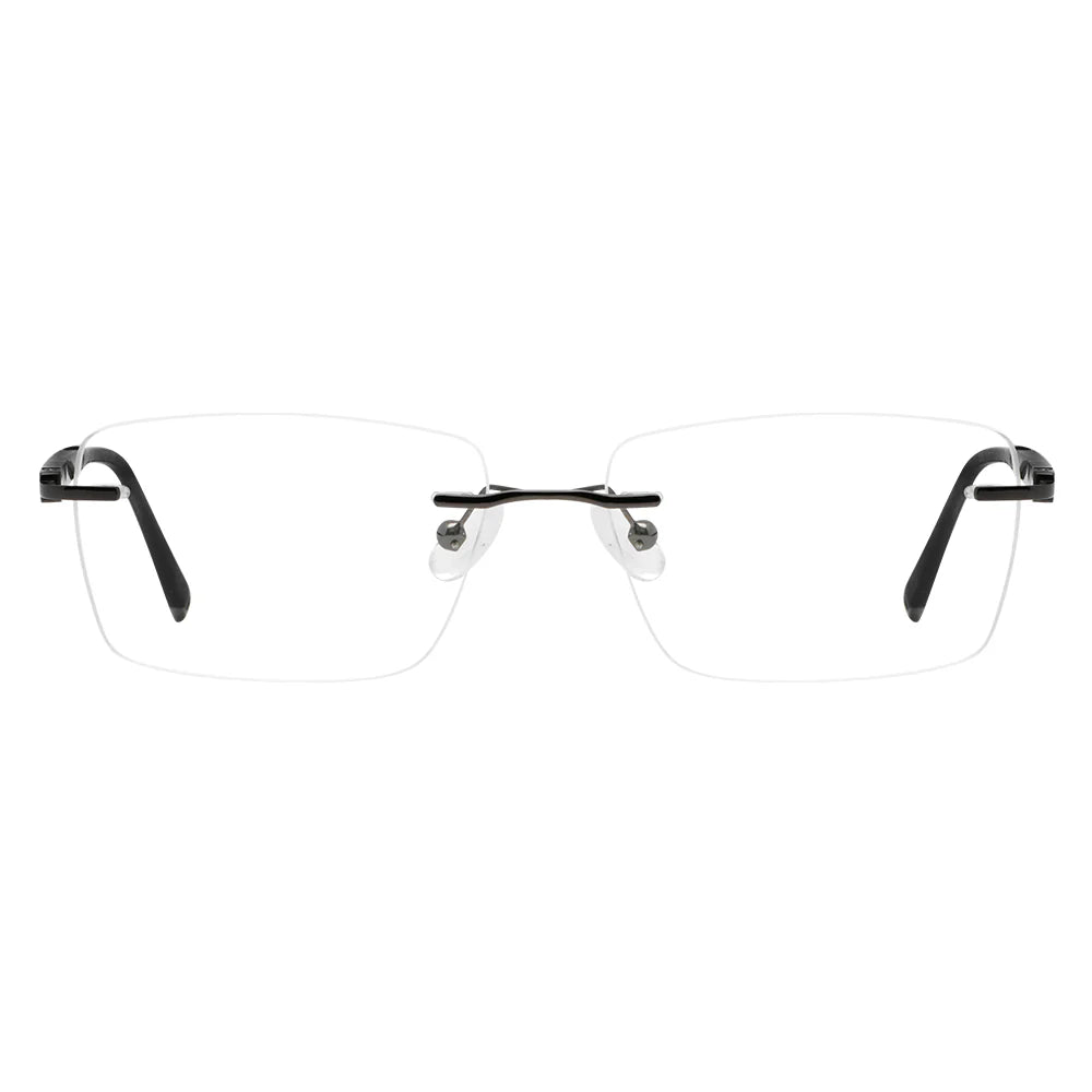 Metal Rectangle Eyeglasses
