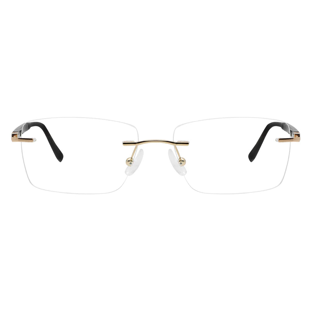 Metal Rectangle Eyeglasses