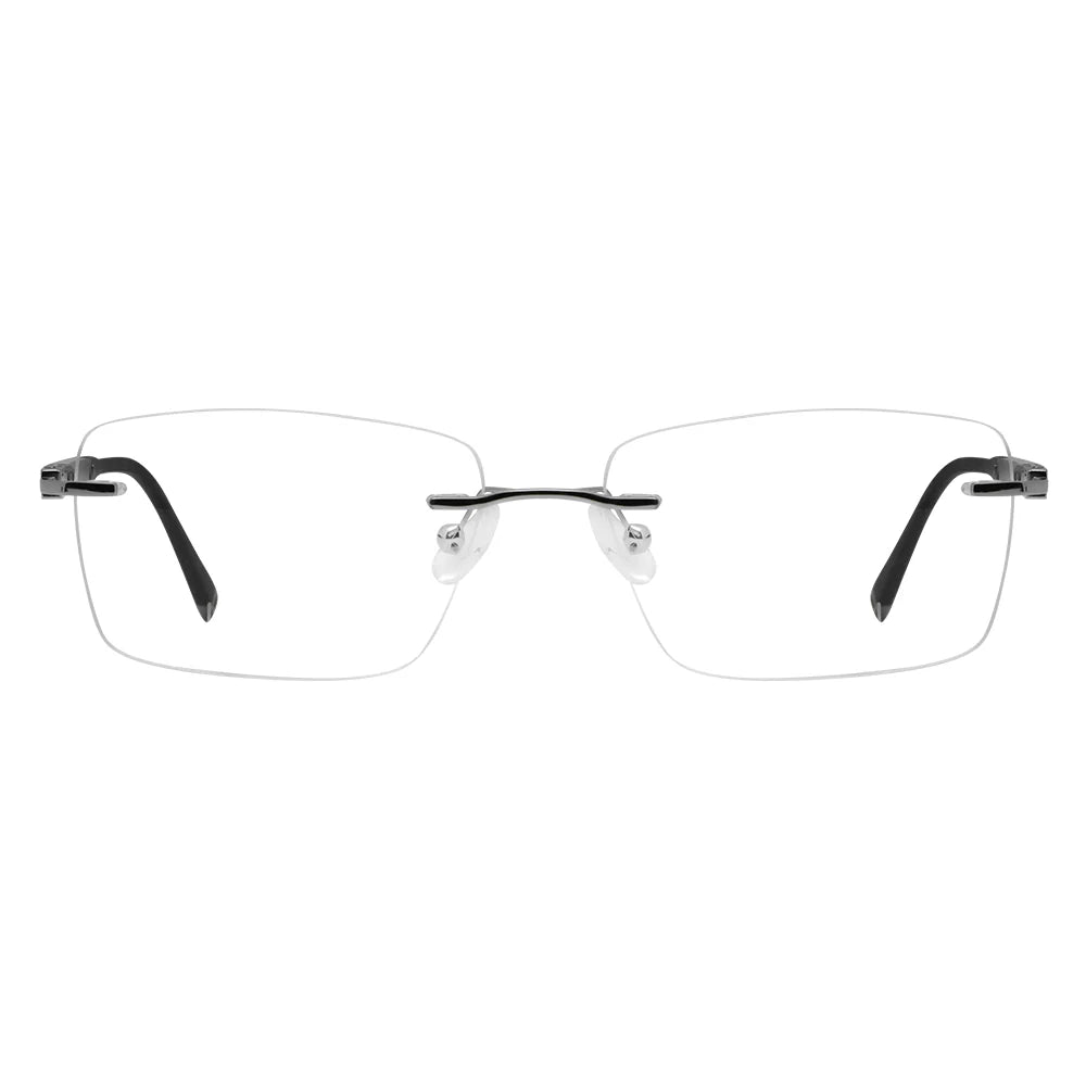 Metal Rectangle Eyeglasses