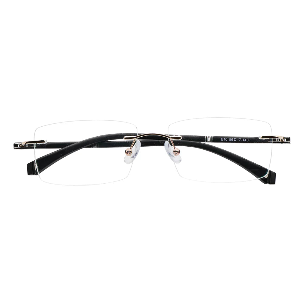 Franklin Metal Rectangle Eyeglasses