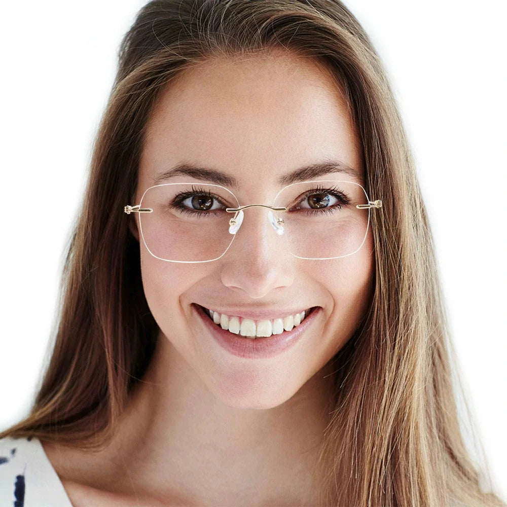 Metal Oval Eyeglasses