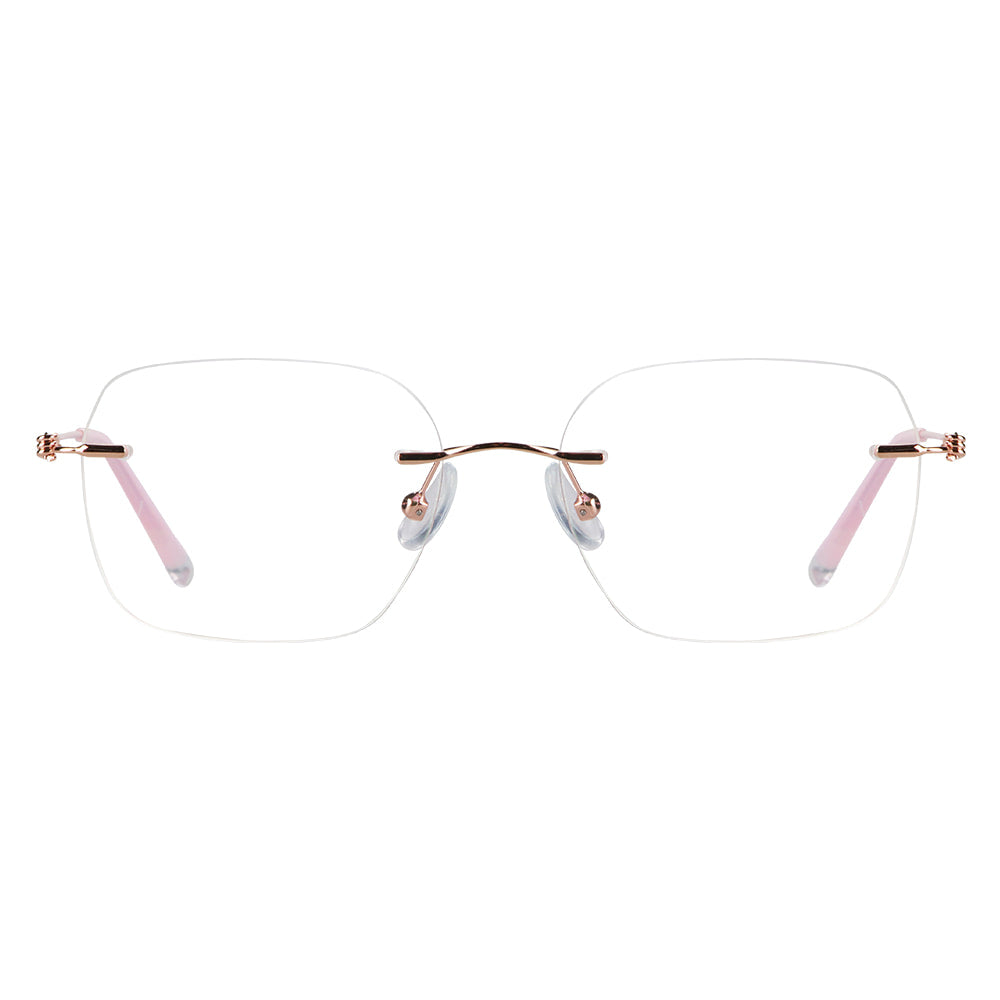 Metal Oval Eyeglasses