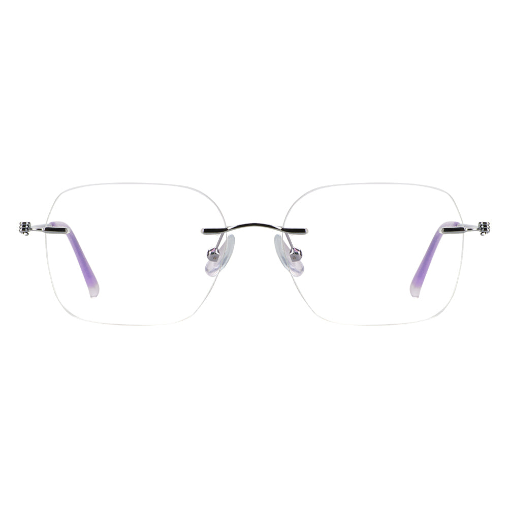 Metal Oval Eyeglasses