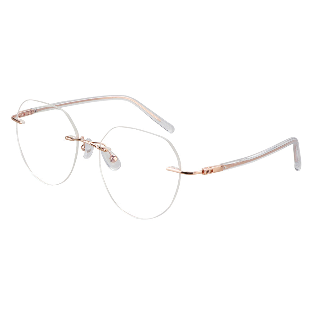 Metal Oval Eyeglasses