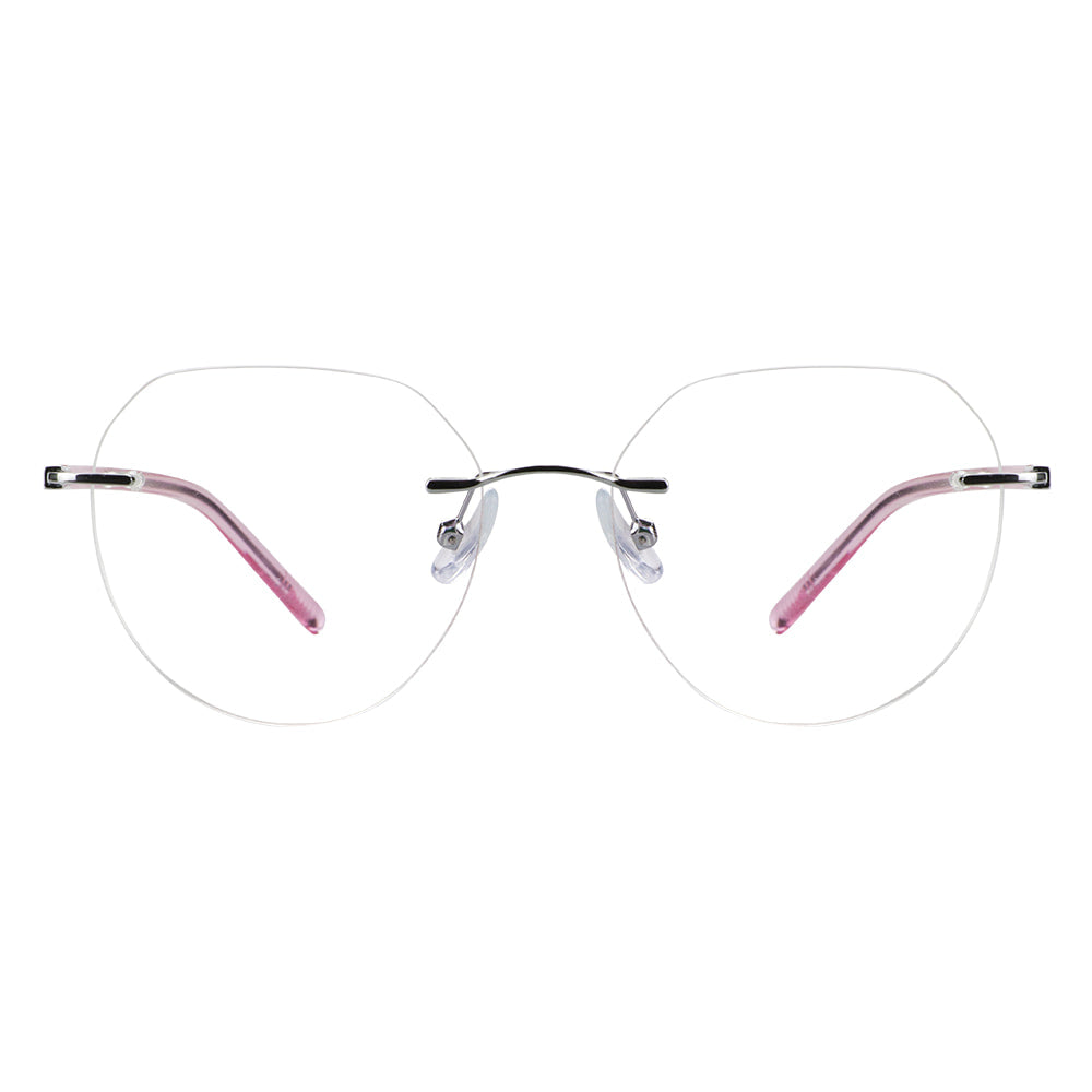 Metal Oval Eyeglasses