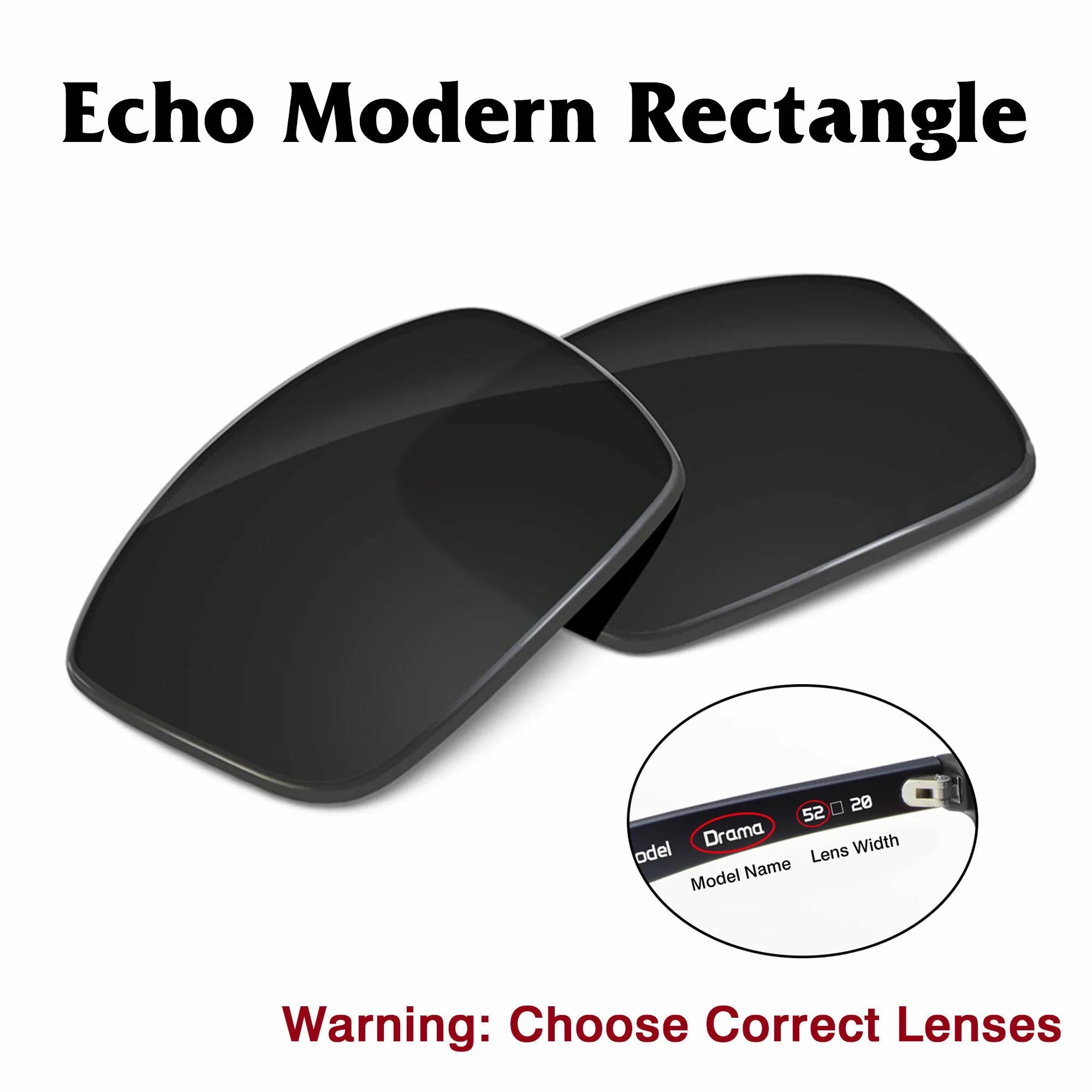 Amazon Echo Modern Rectangle Replacement Lenses
