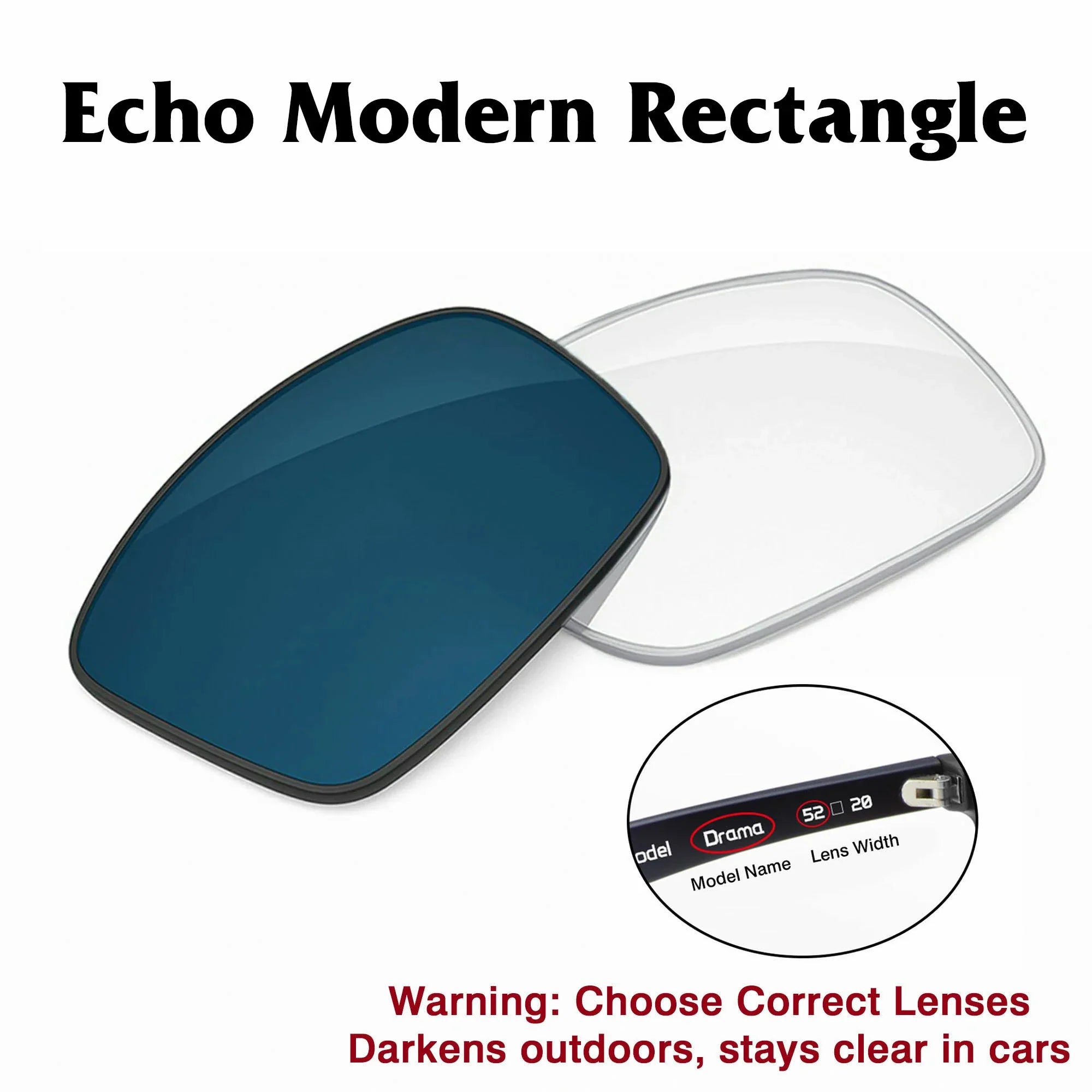Amazon Echo Modern Rectangle Replacement Lenses