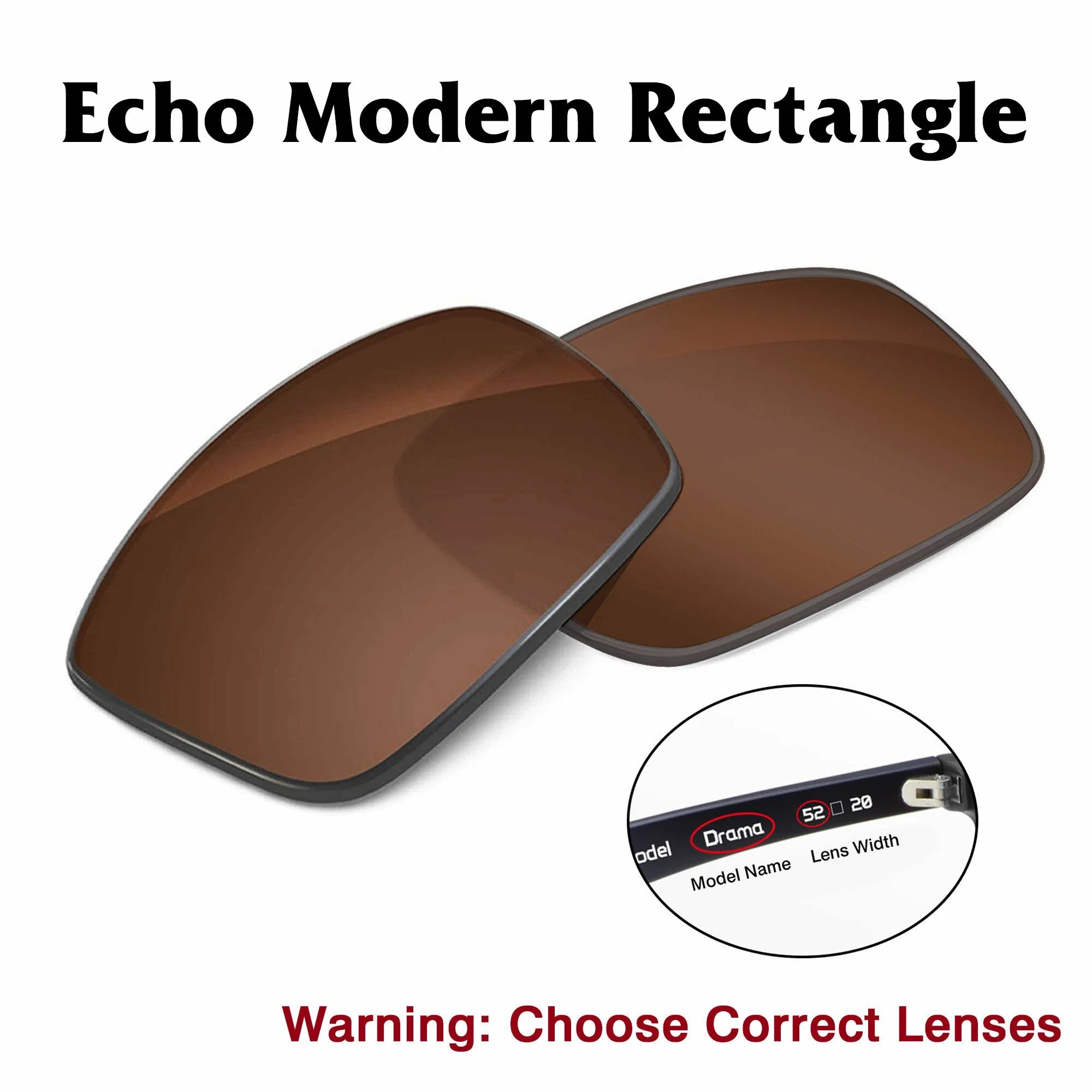 Amazon Echo Modern Rectangle Replacement Lenses