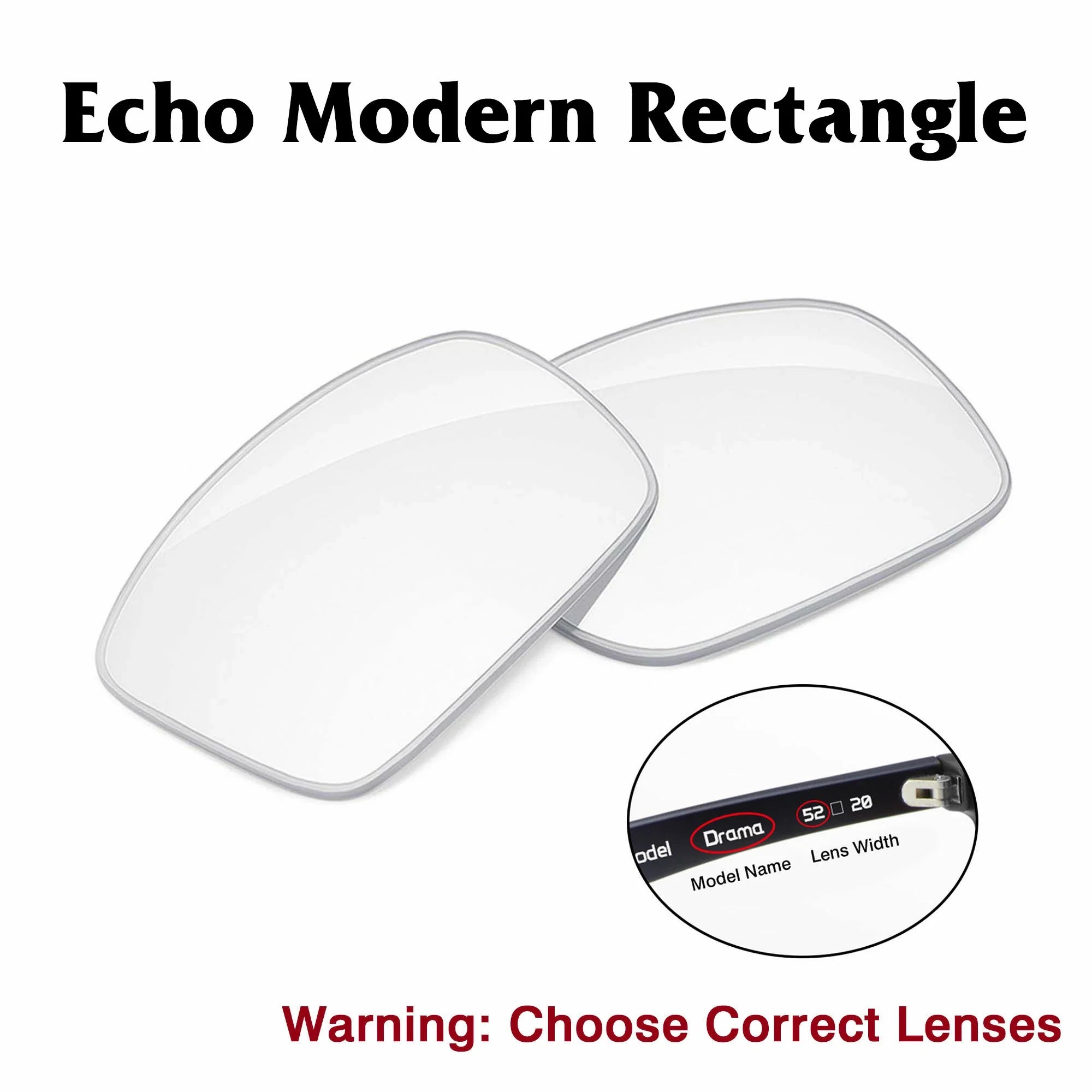 Amazon Echo Modern Rectangle Replacement Lenses