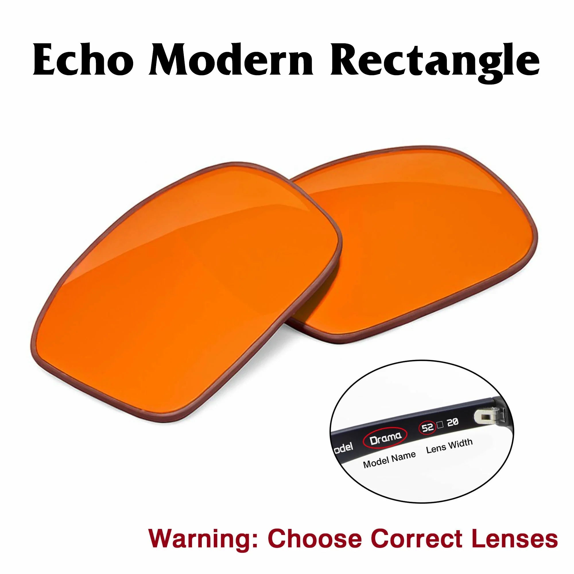Amazon Echo Modern Rectangle Replacement Lenses