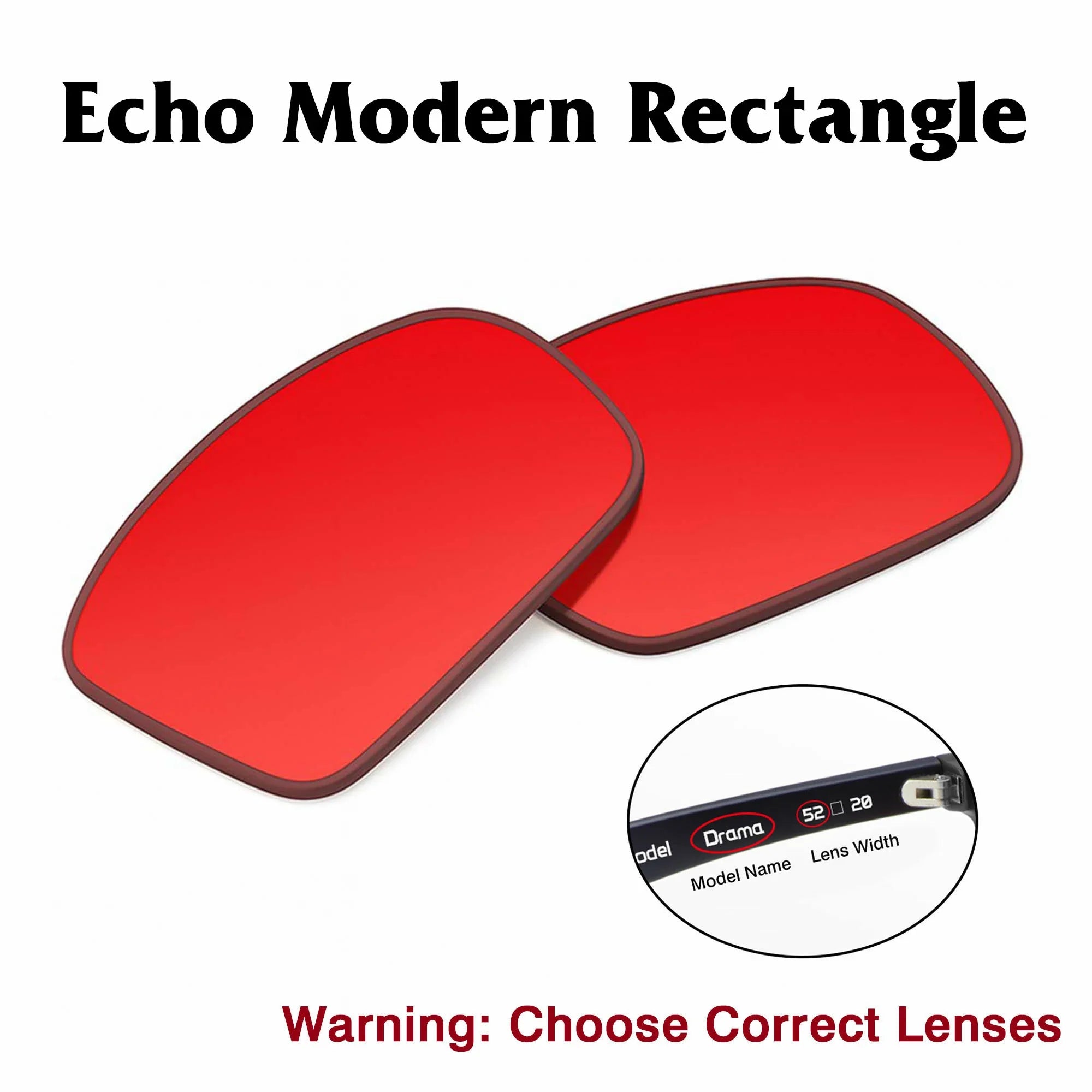 Amazon Echo Modern Rectangle Replacement Lenses