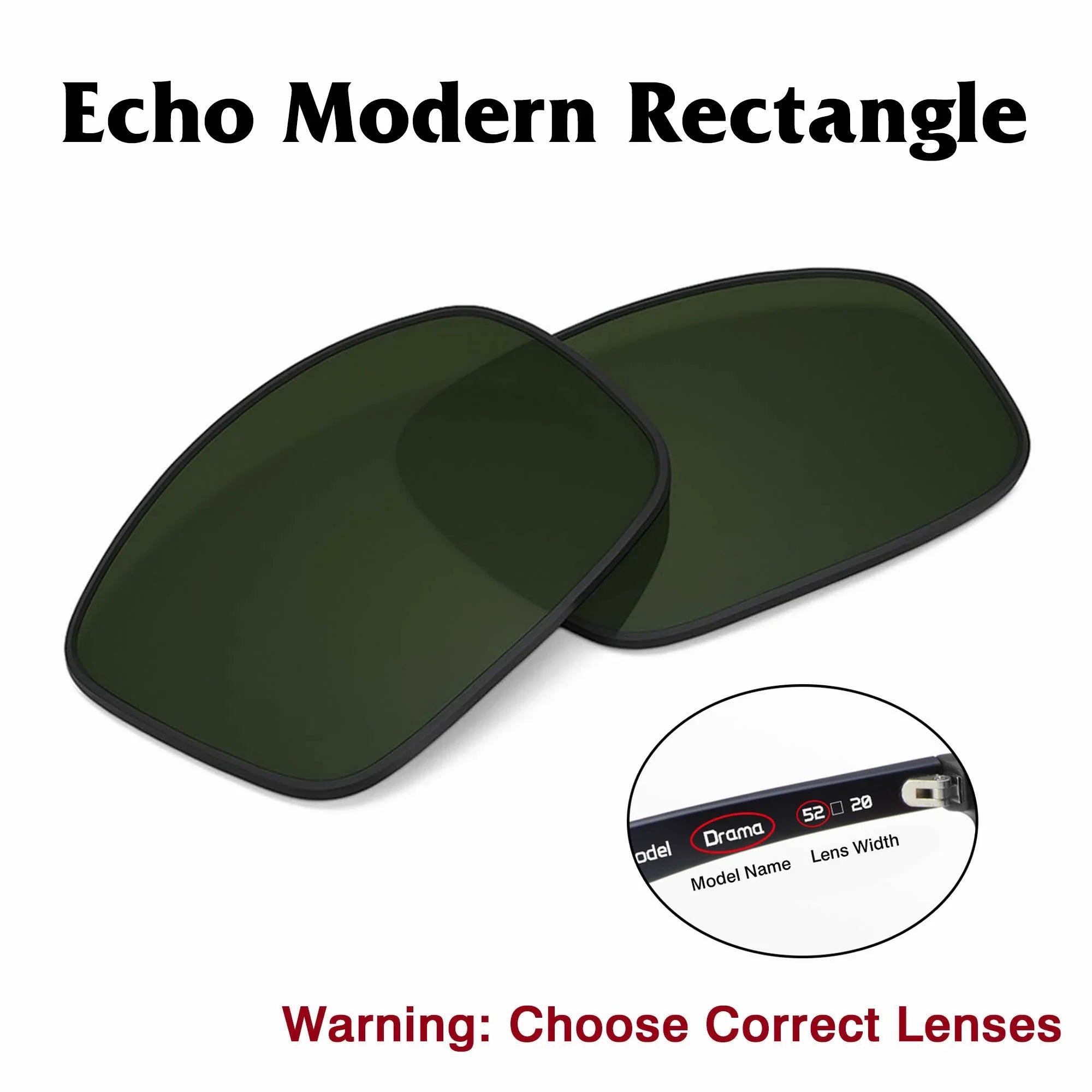 Amazon Echo Modern Rectangle Replacement Lenses