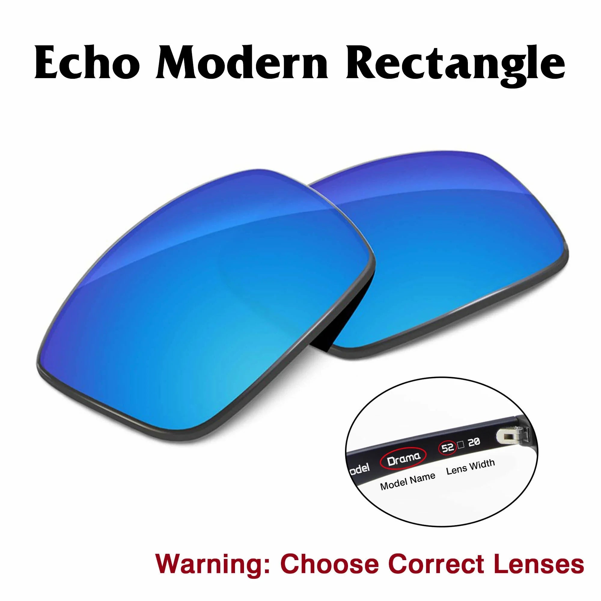 Amazon Echo Modern Rectangle Replacement Lenses