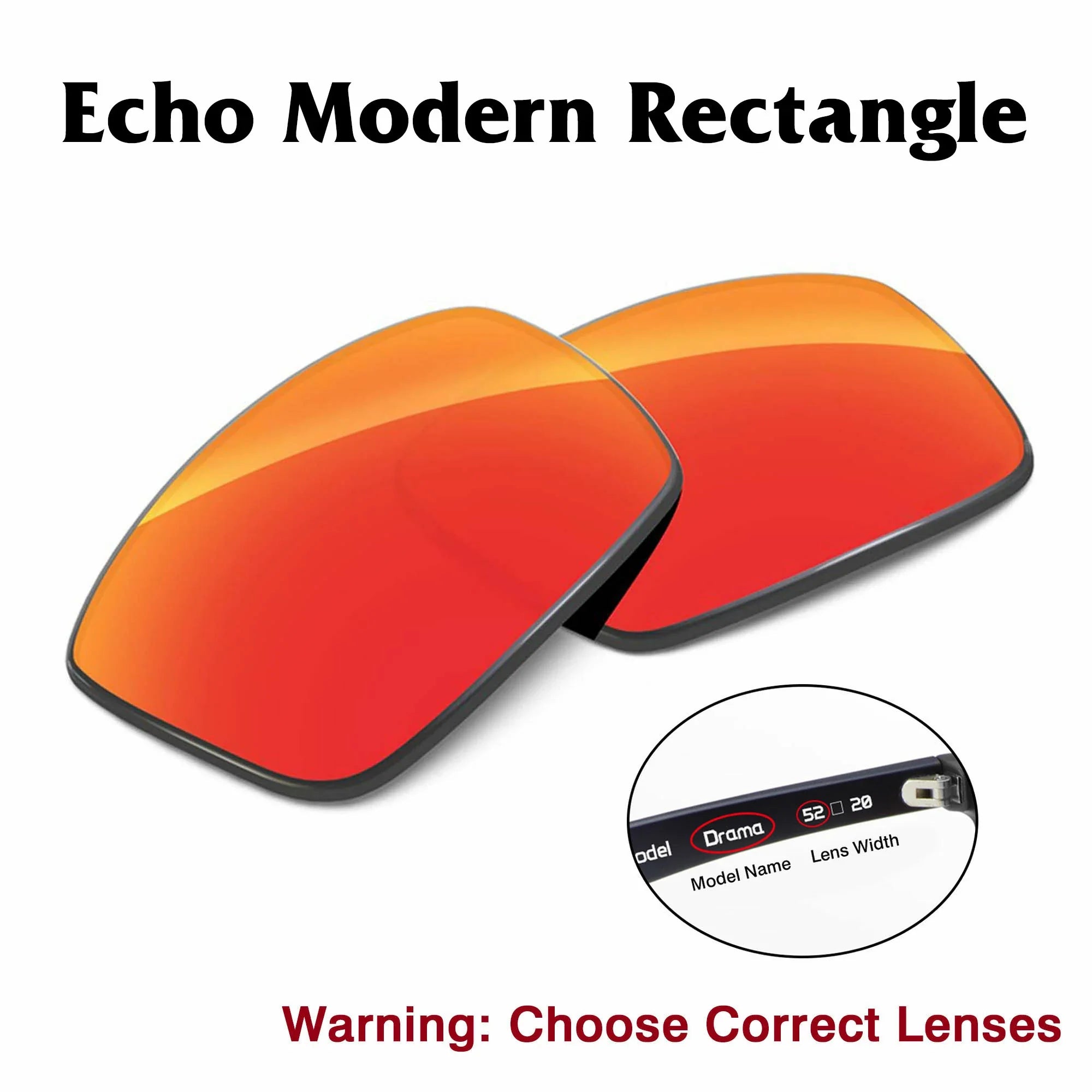 Amazon Echo Modern Rectangle Replacement Lenses
