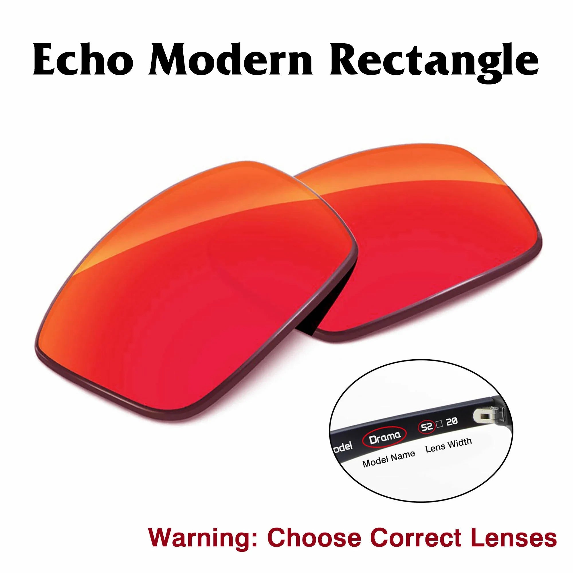 Amazon Echo Modern Rectangle Replacement Lenses