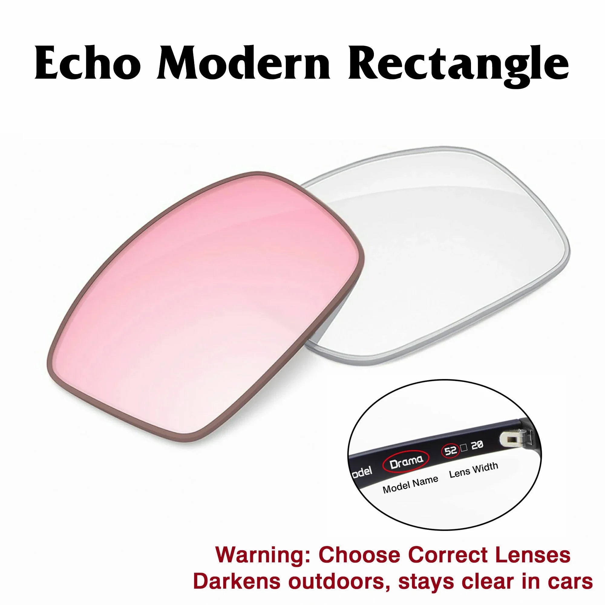 Amazon Echo Modern Rectangle Replacement Lenses