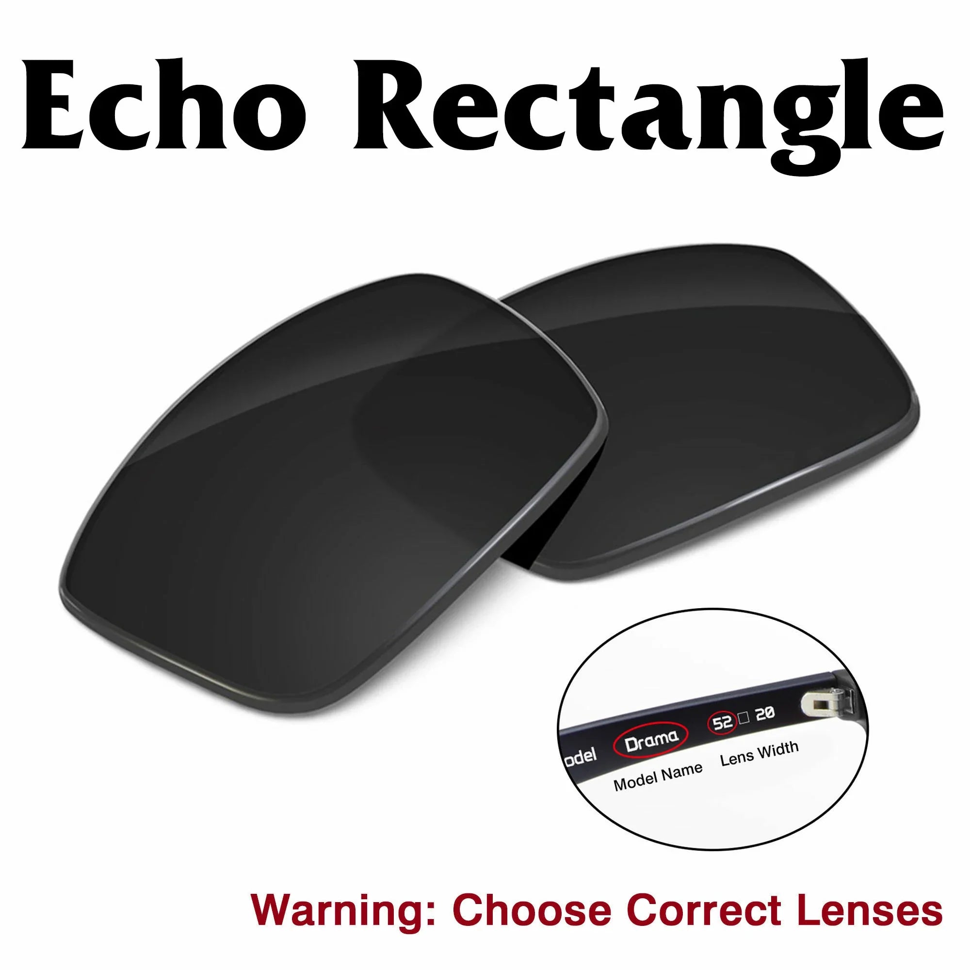 Amazon Echo Rectangle Replacement Lenses