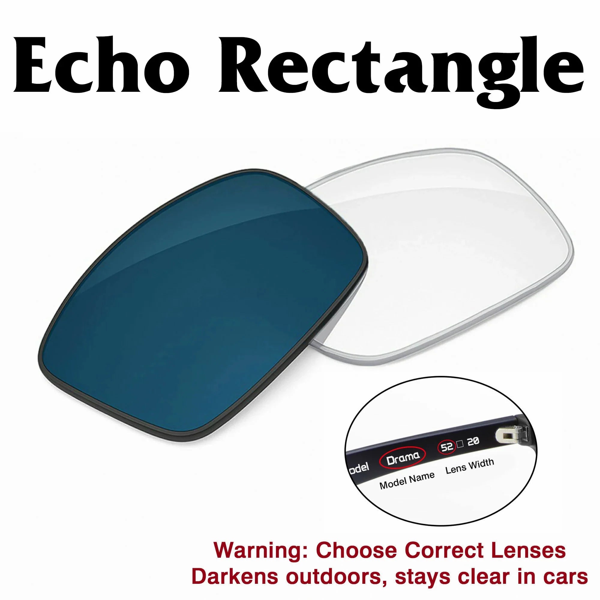 Amazon Echo Rectangle Replacement Lenses
