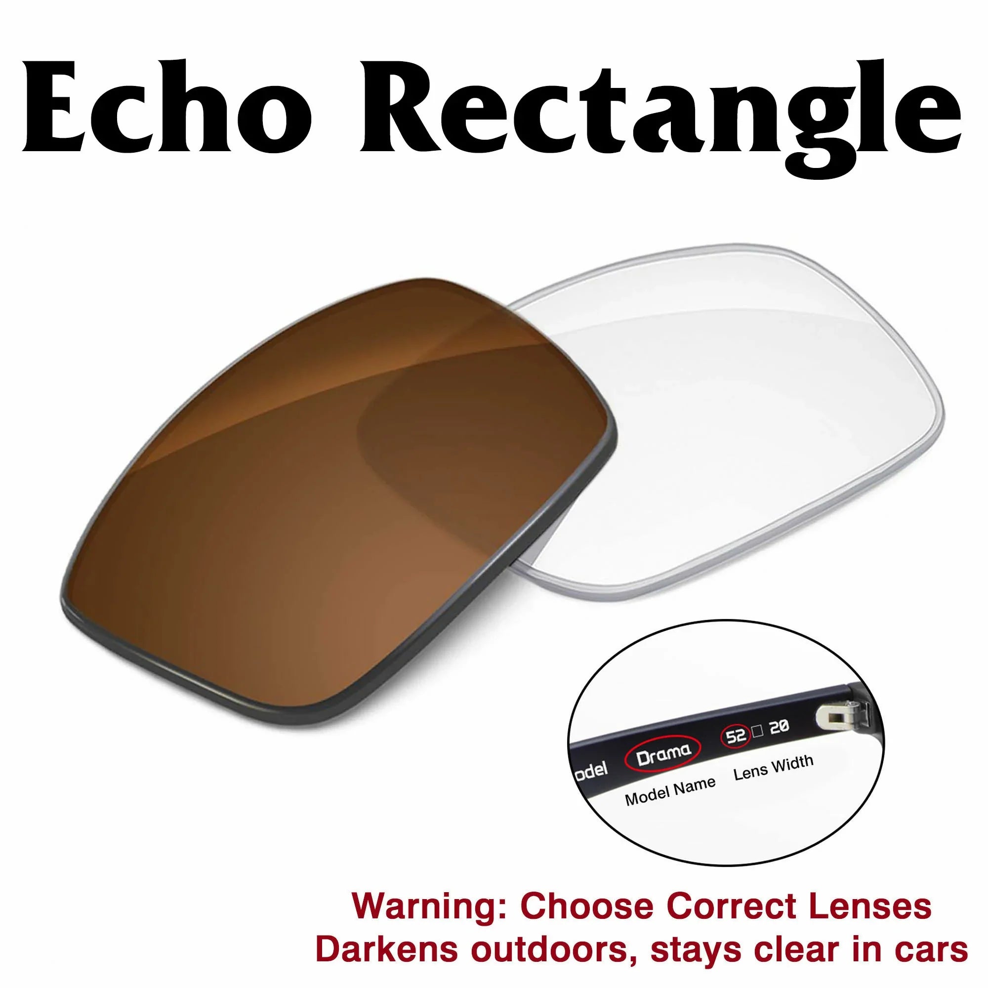 Amazon Echo Rectangle Replacement Lenses