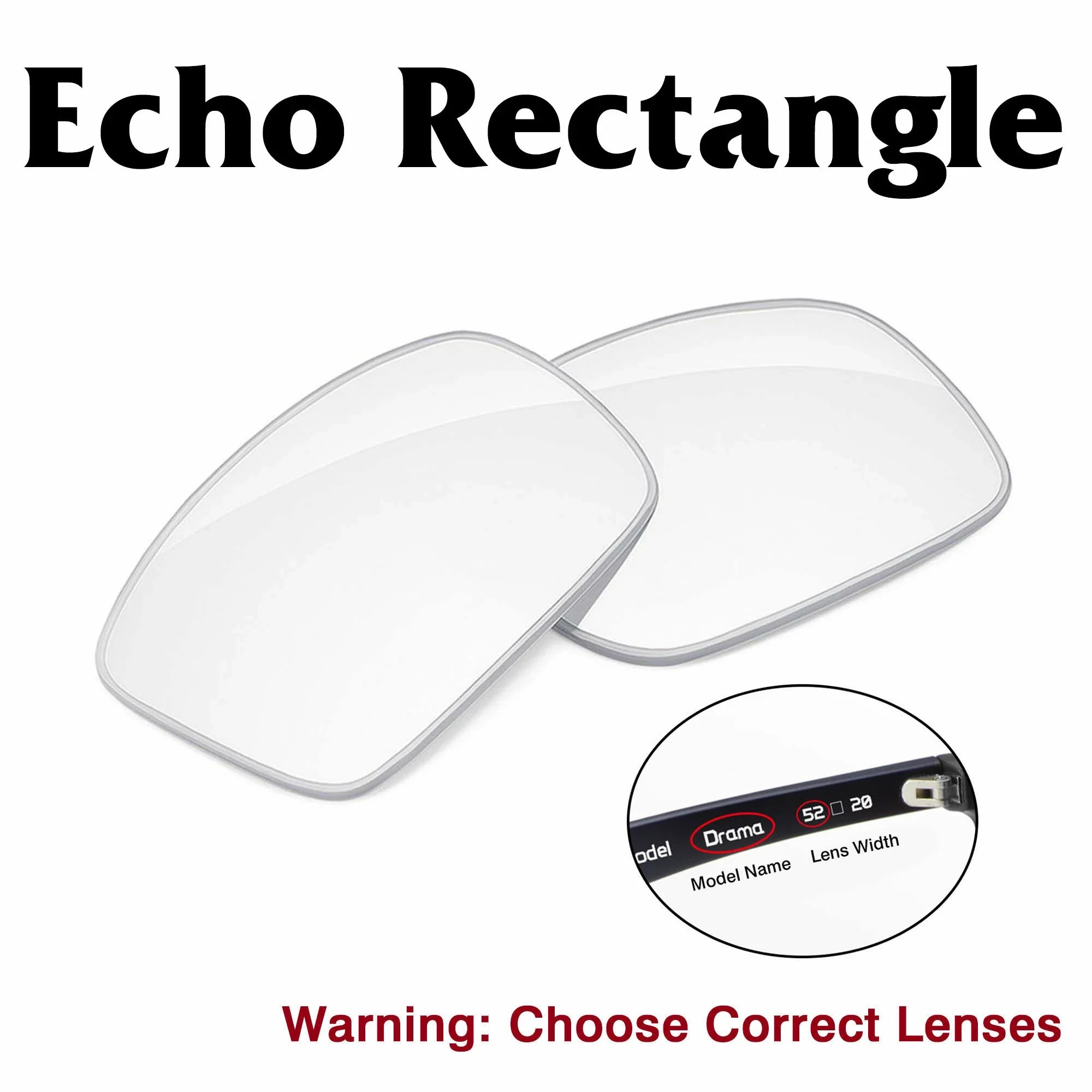 Amazon Echo Rectangle Replacement Lenses