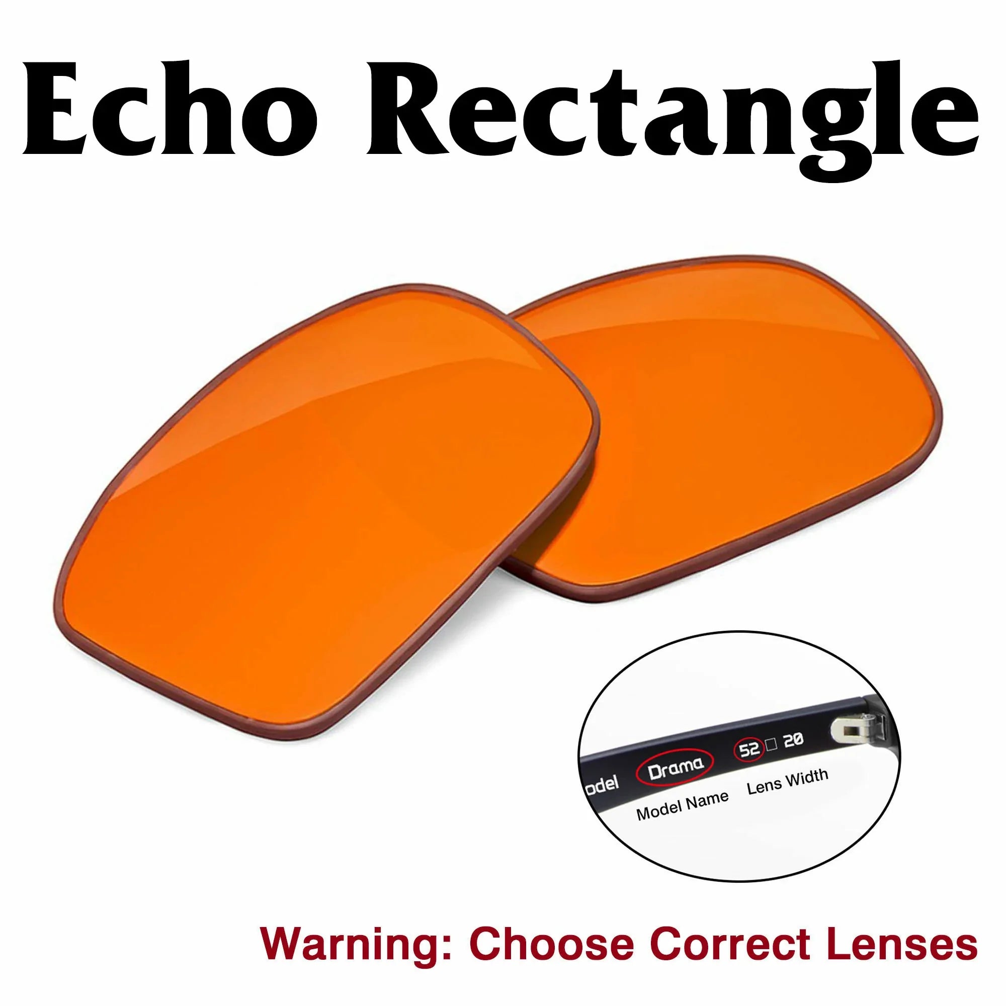 Amazon Echo Rectangle Replacement Lenses