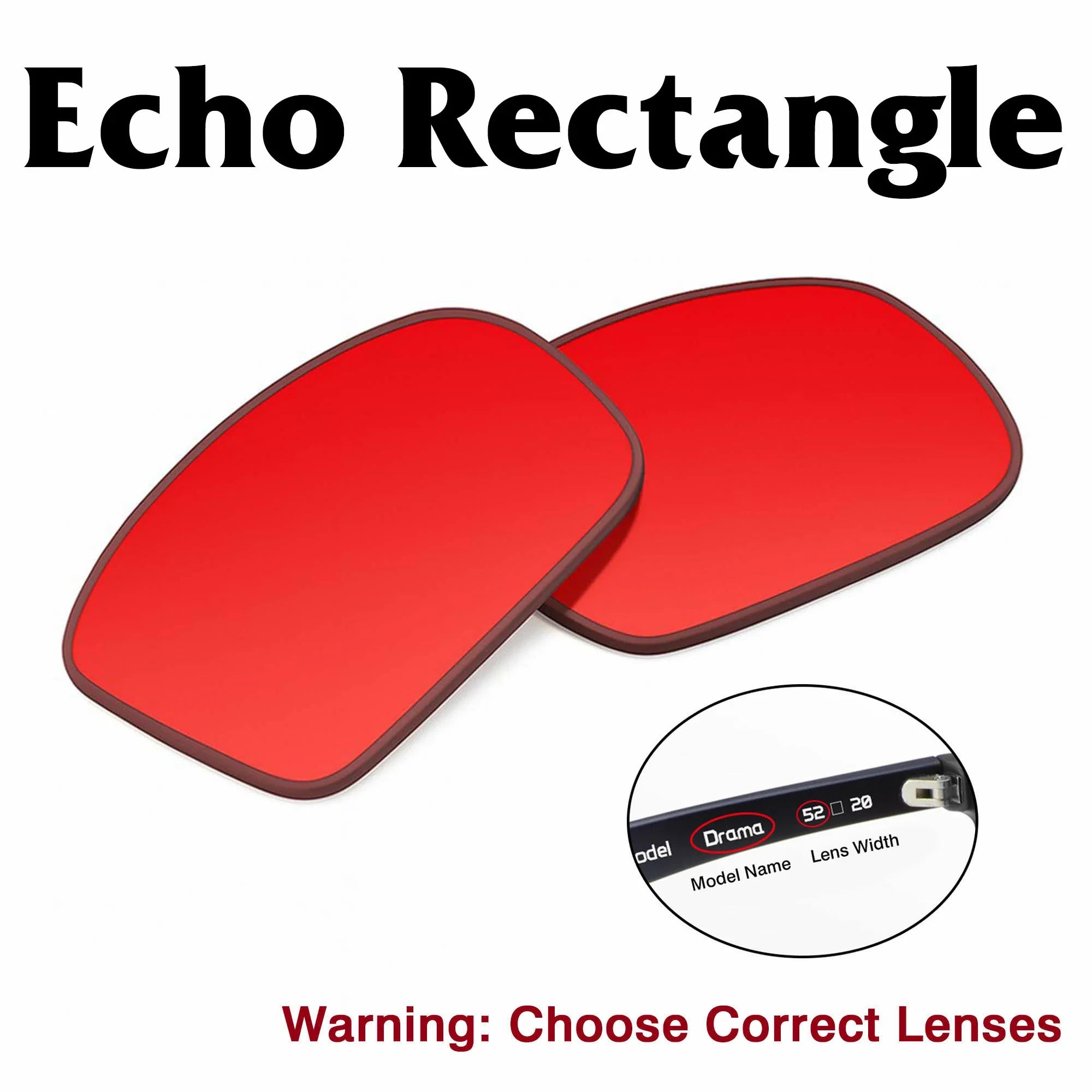 Amazon Echo Rectangle Replacement Lenses