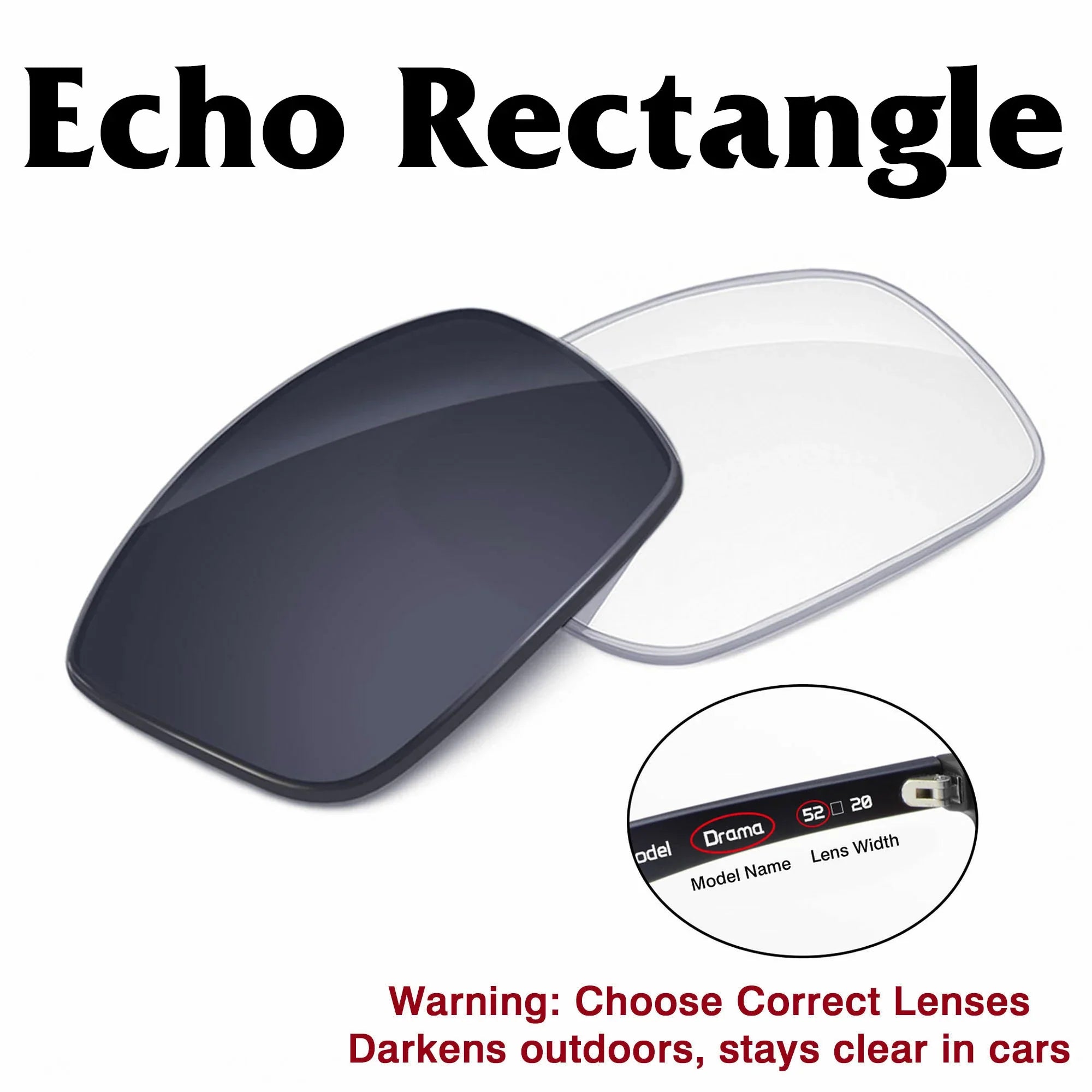 Amazon Echo Rectangle Replacement Lenses