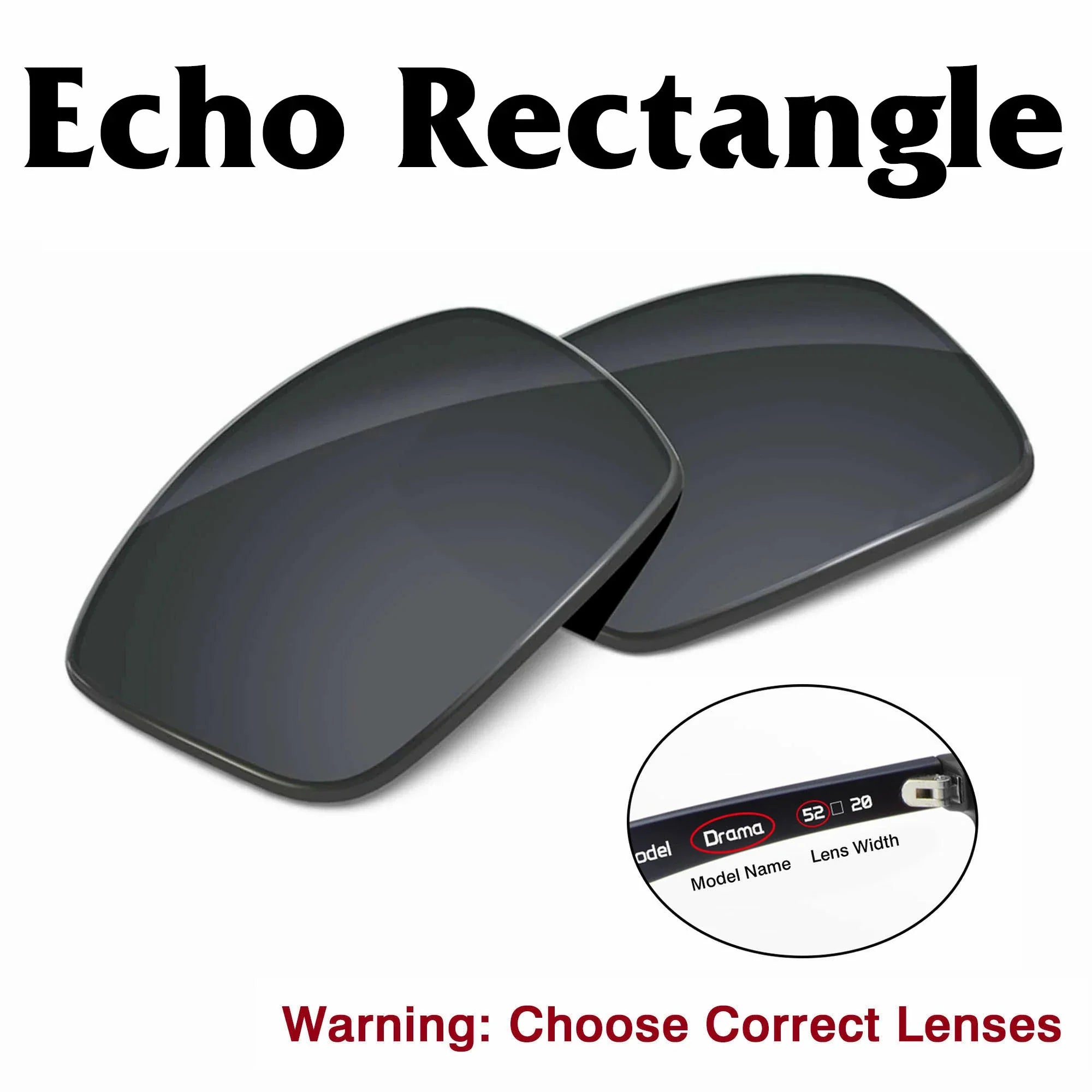 Amazon Echo Rectangle Replacement Lenses