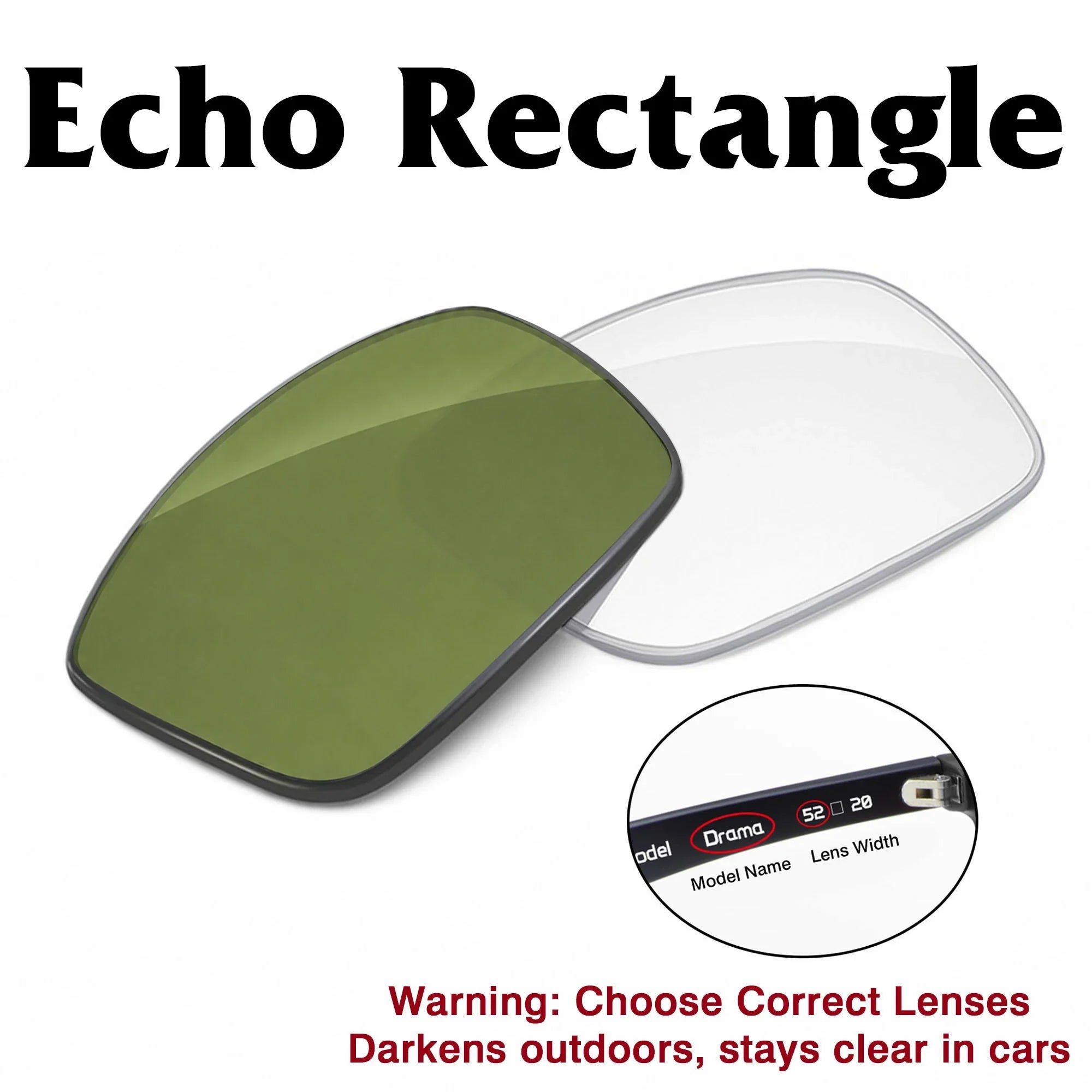 Amazon Echo Rectangle Replacement Lenses