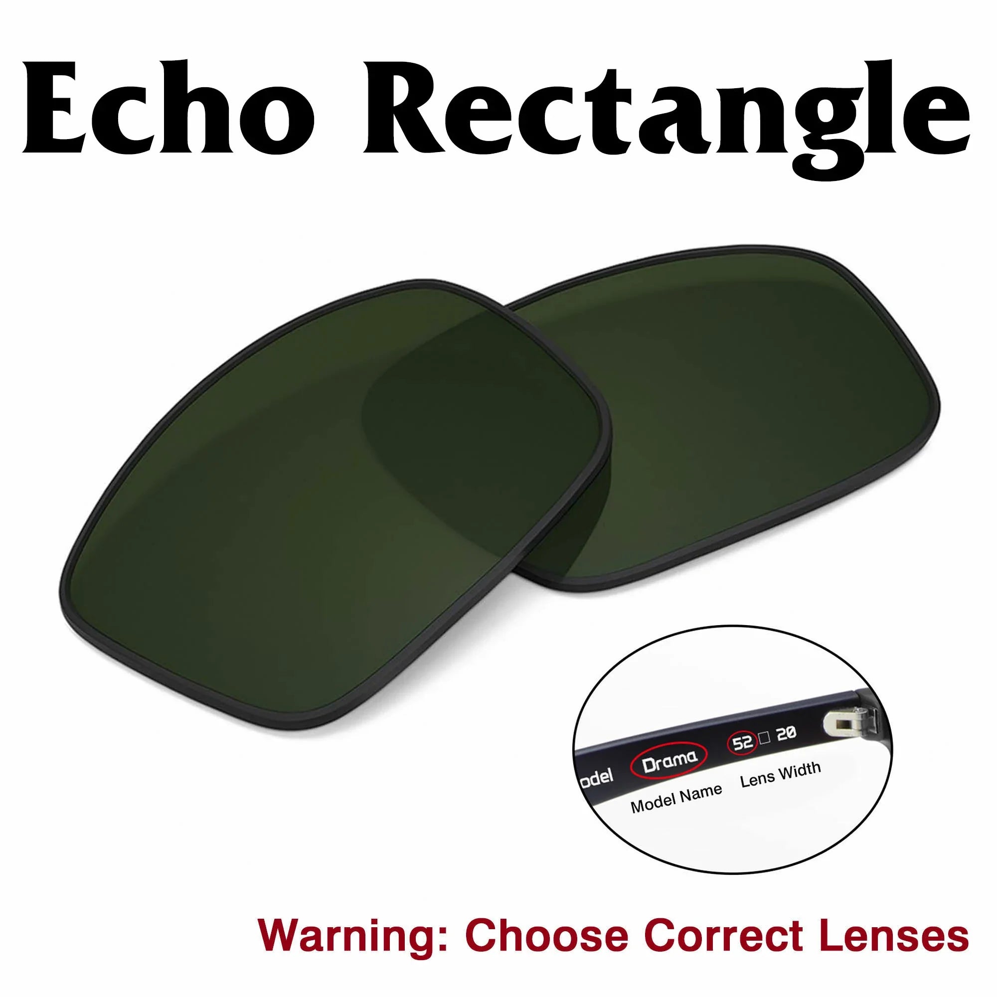 Amazon Echo Rectangle Replacement Lenses