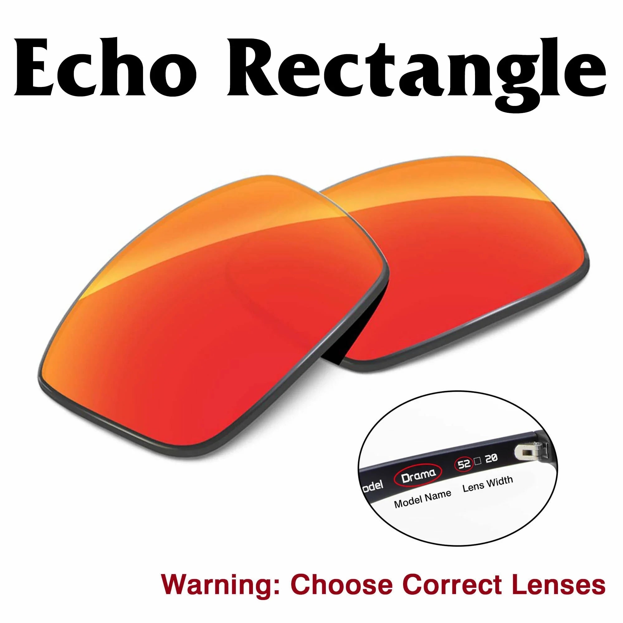Amazon Echo Rectangle Replacement Lenses