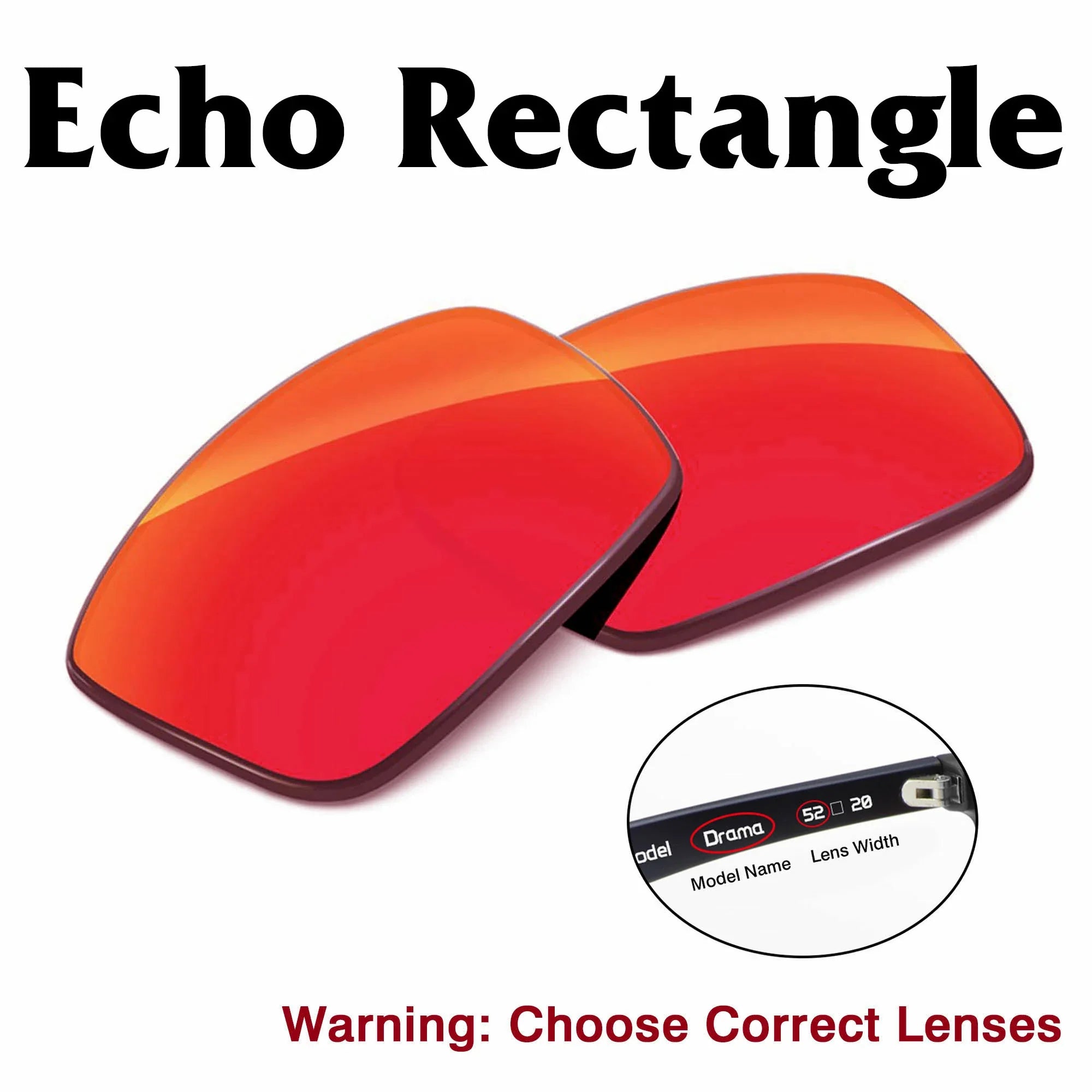 Amazon Echo Rectangle Replacement Lenses