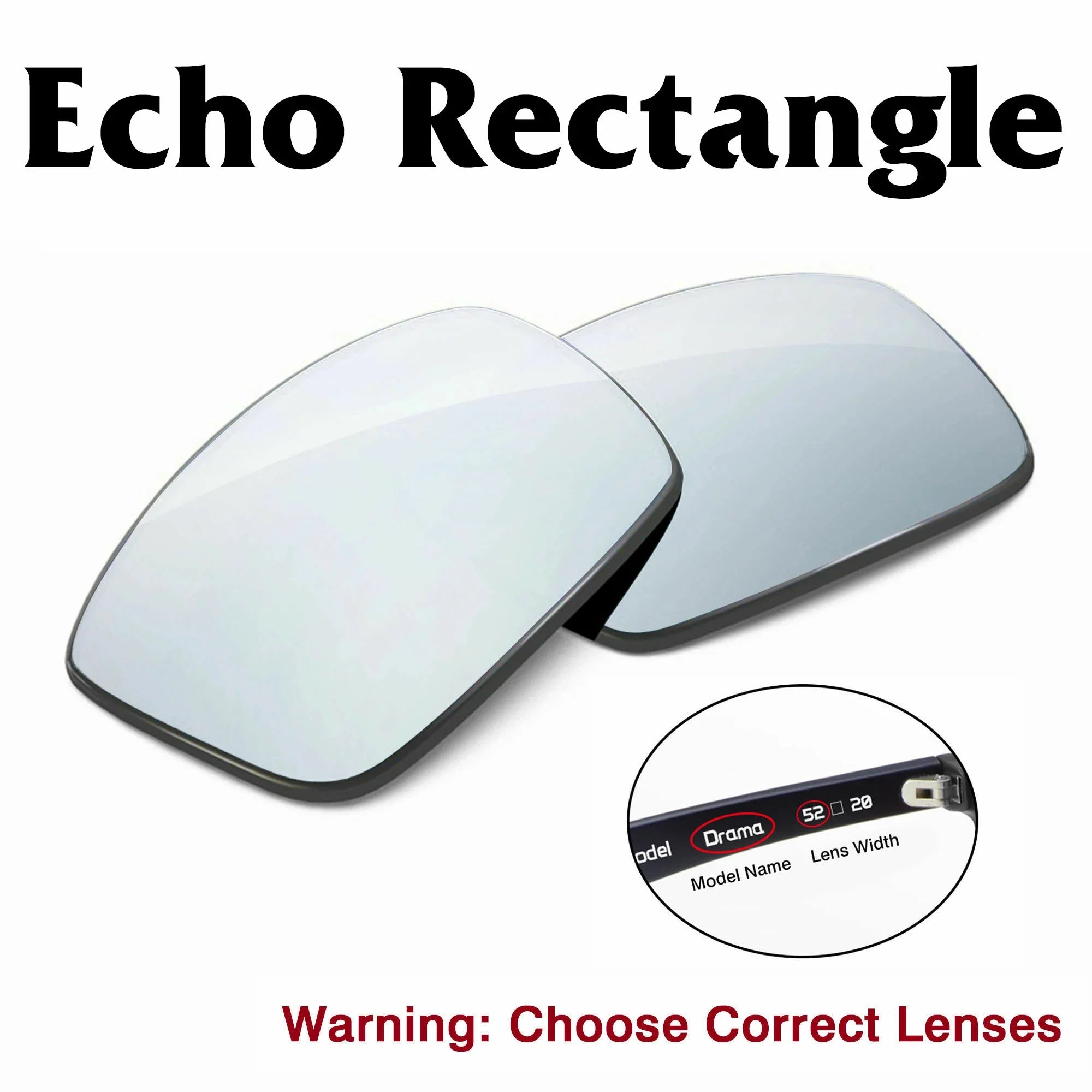 Amazon Echo Rectangle Replacement Lenses
