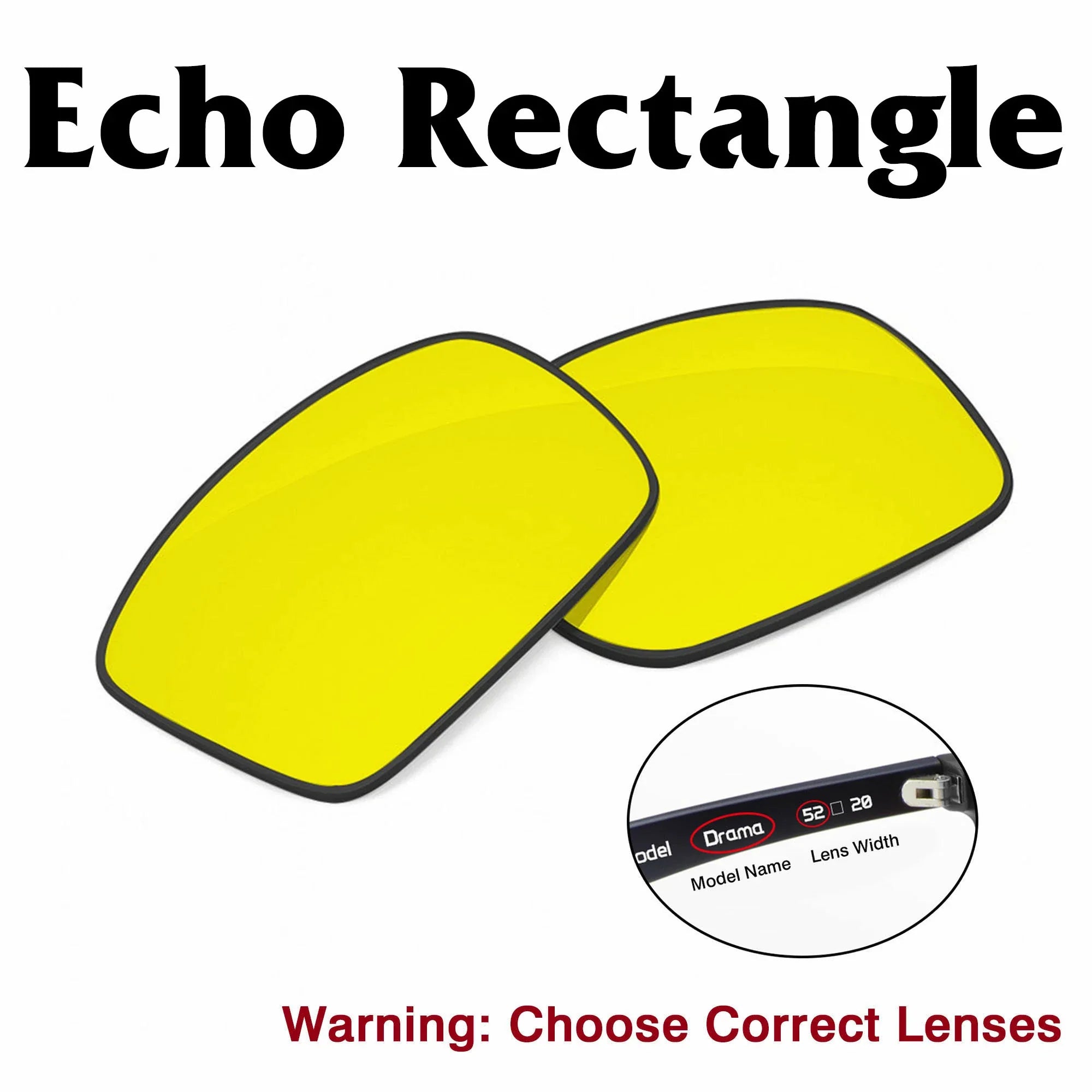 Amazon Echo Rectangle Replacement Lenses
