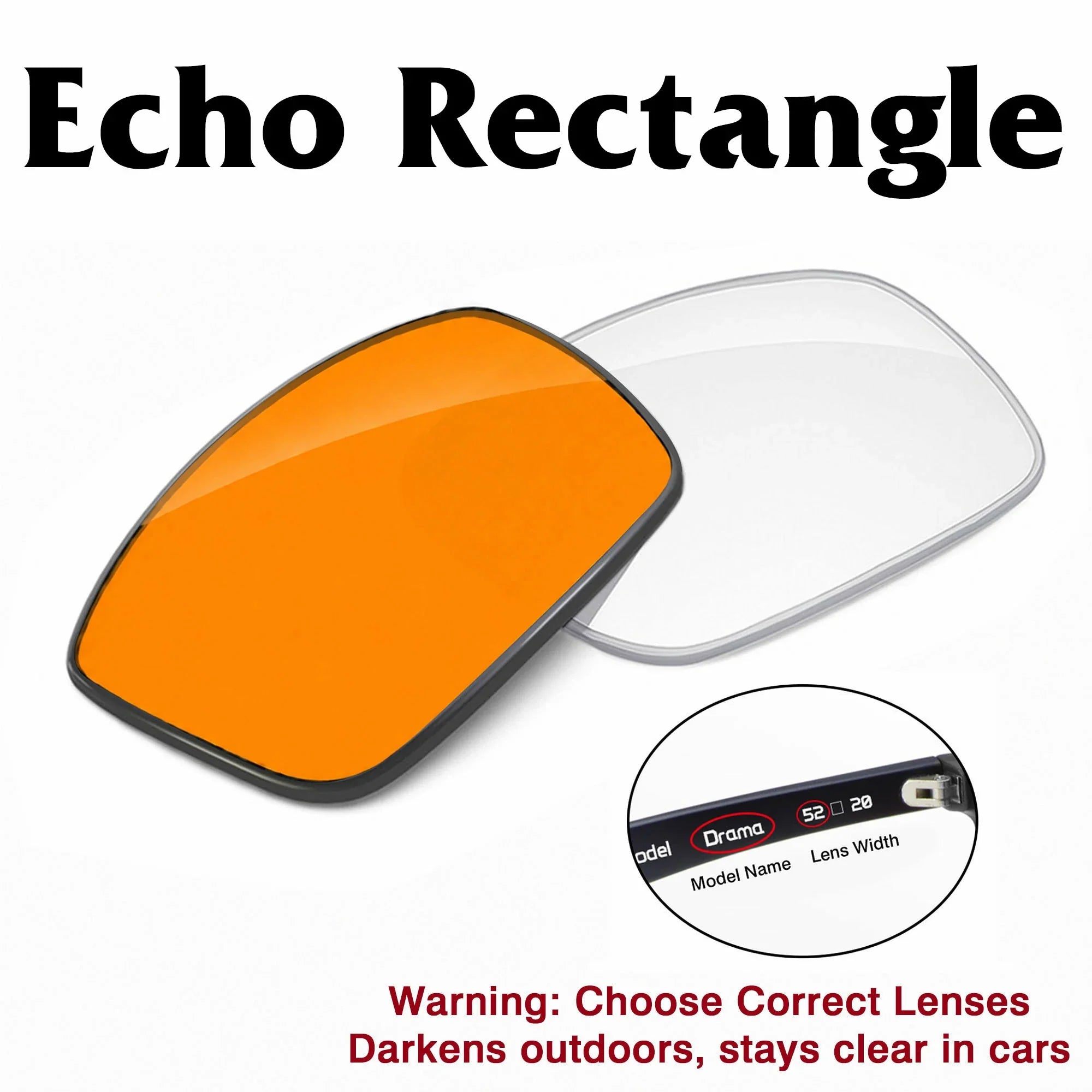 Amazon Echo Rectangle Replacement Lenses