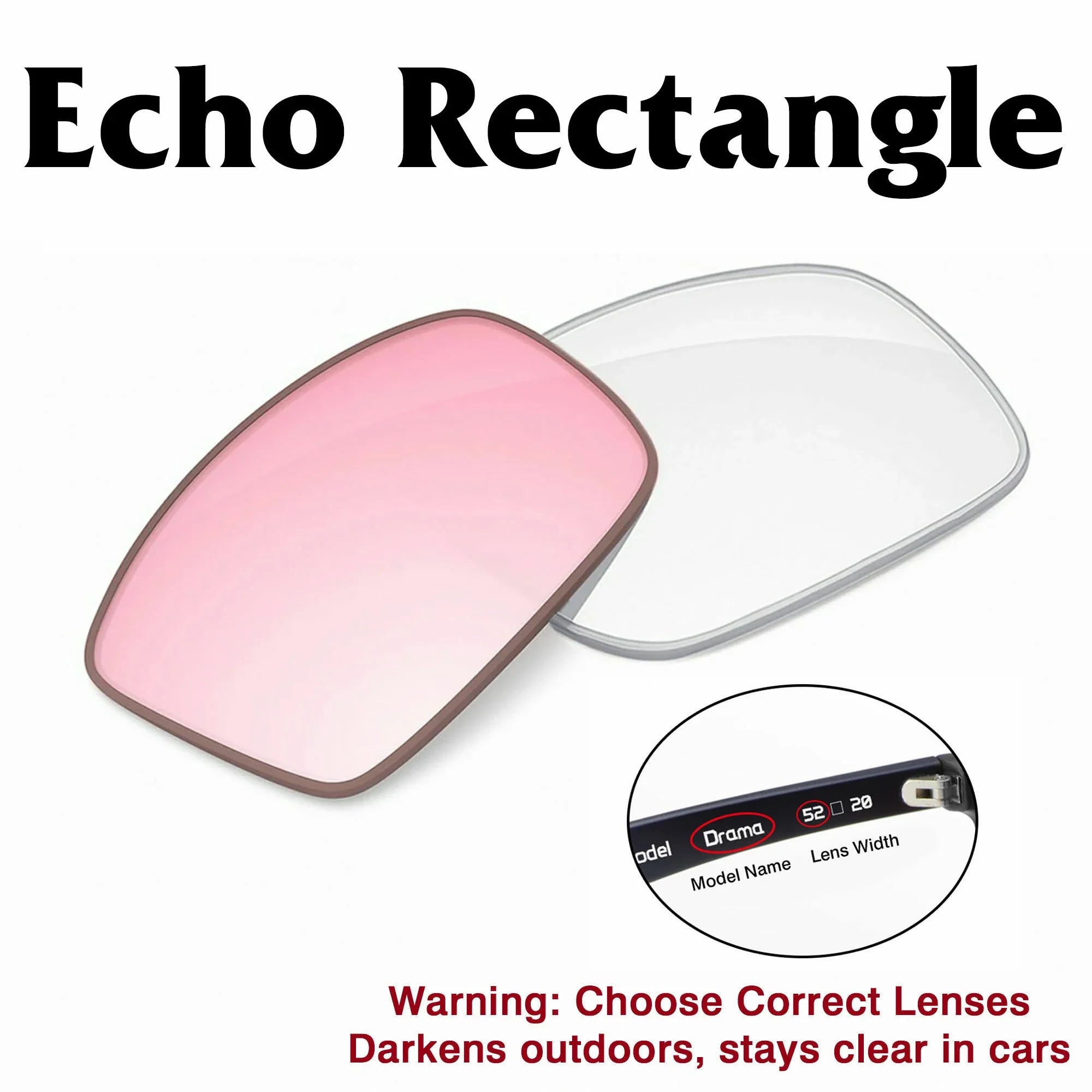 Amazon Echo Rectangle Replacement Lenses
