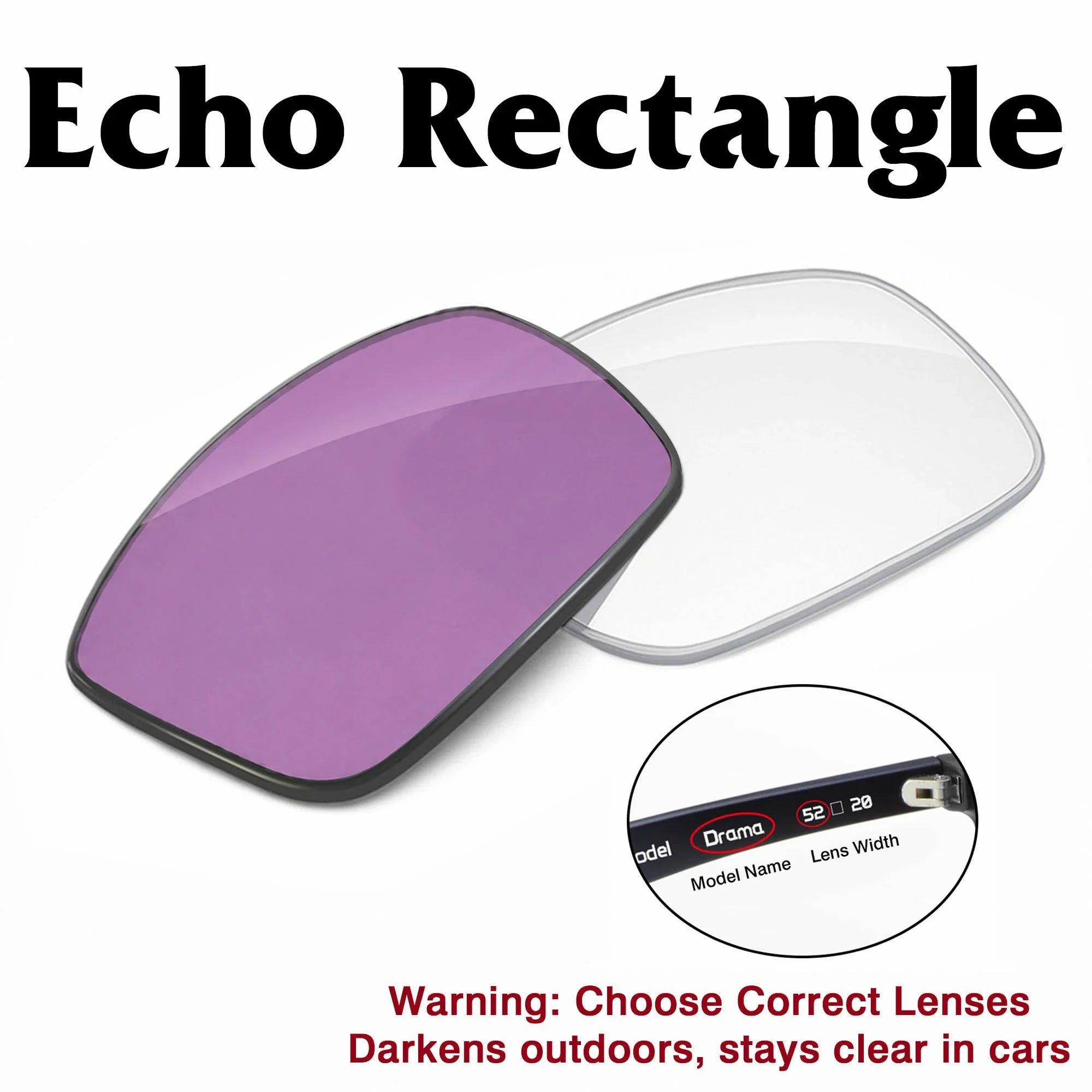 Amazon Echo Rectangle Replacement Lenses