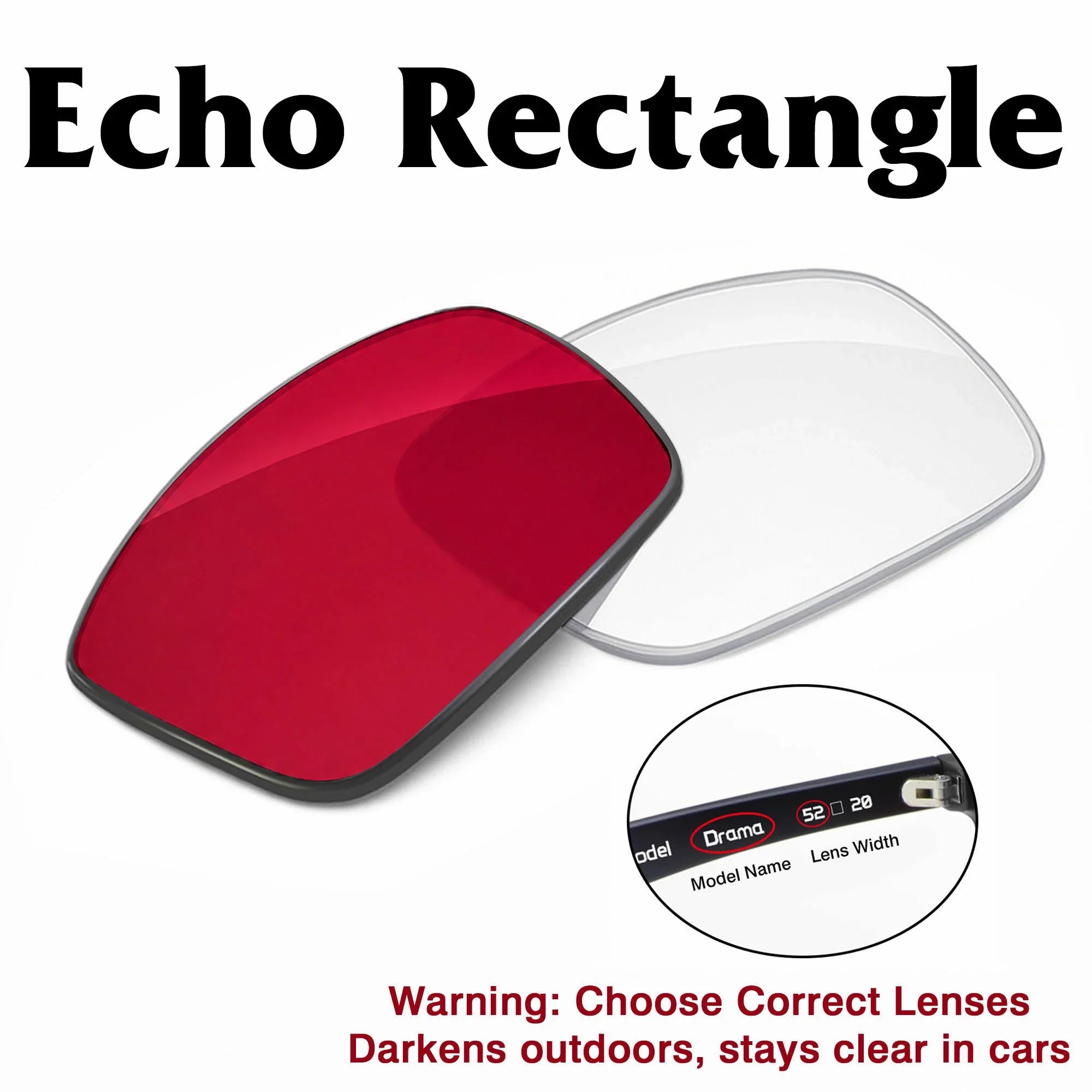 Amazon Echo Rectangle Replacement Lenses