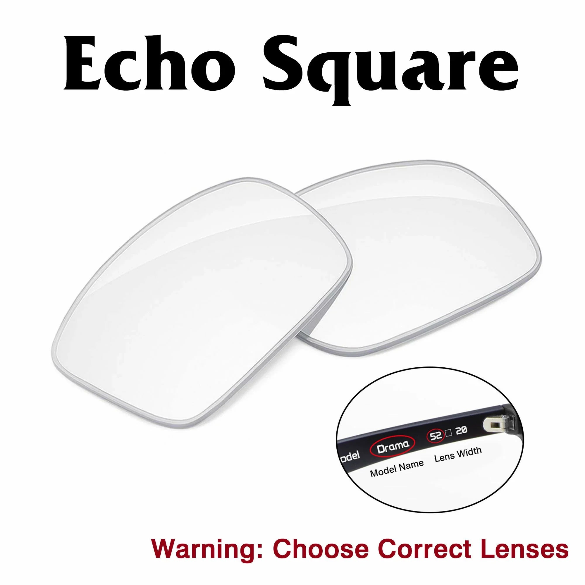 Amazon Echo Square Replacement Lenses