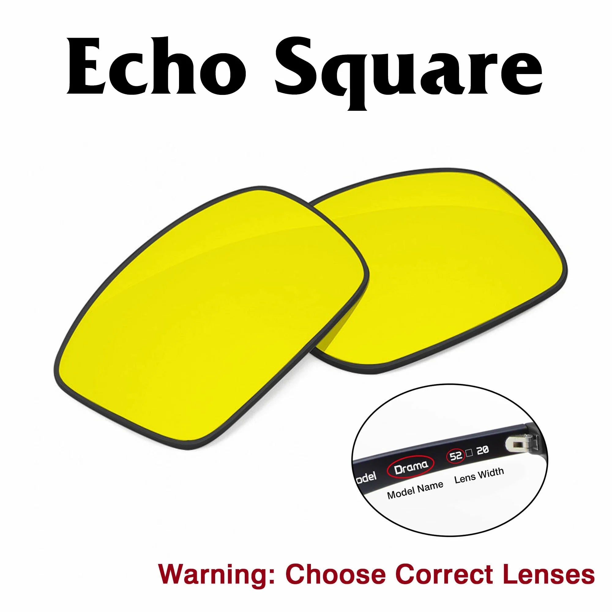 Amazon Echo Square Replacement Lenses