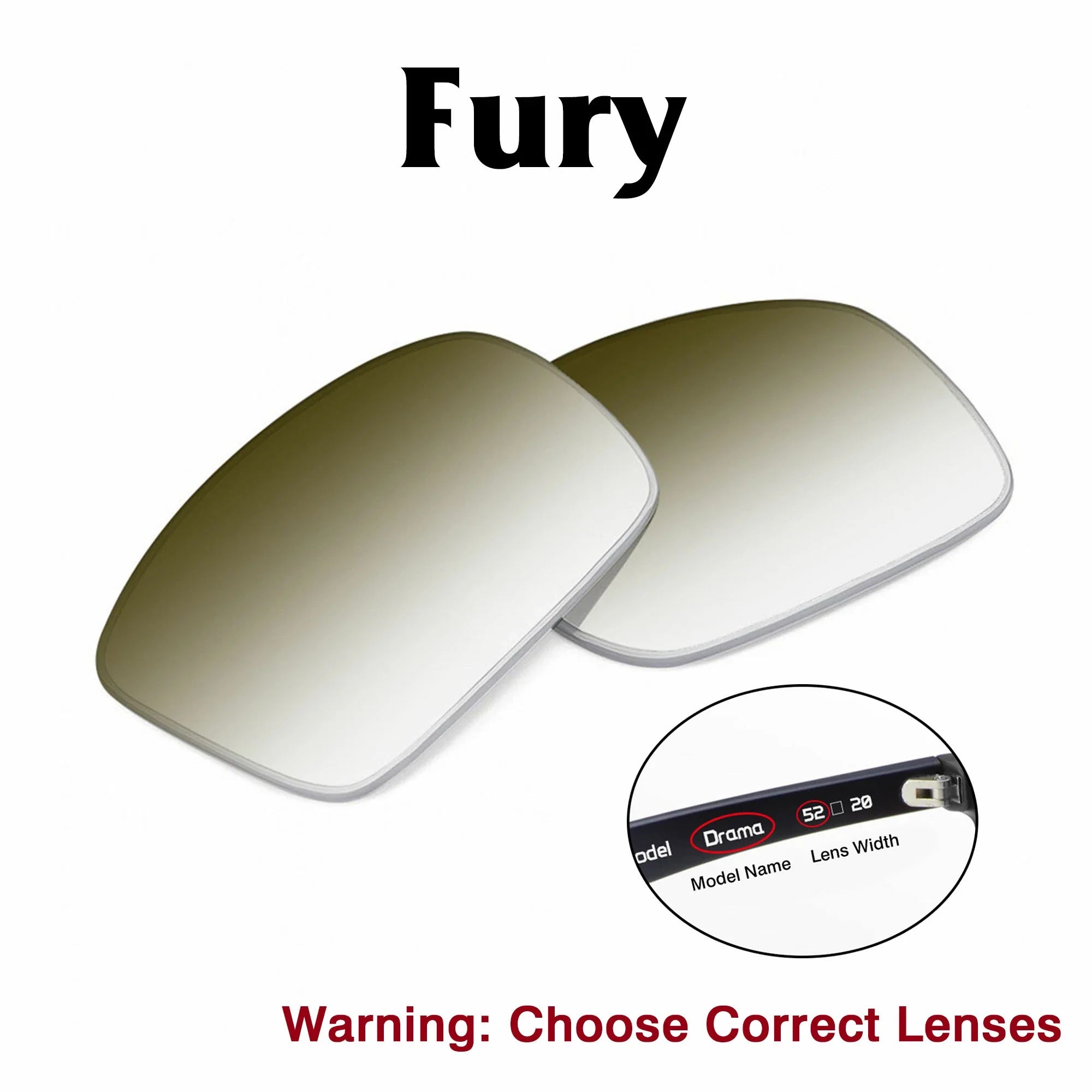 Meta Fury Replacement Lenses