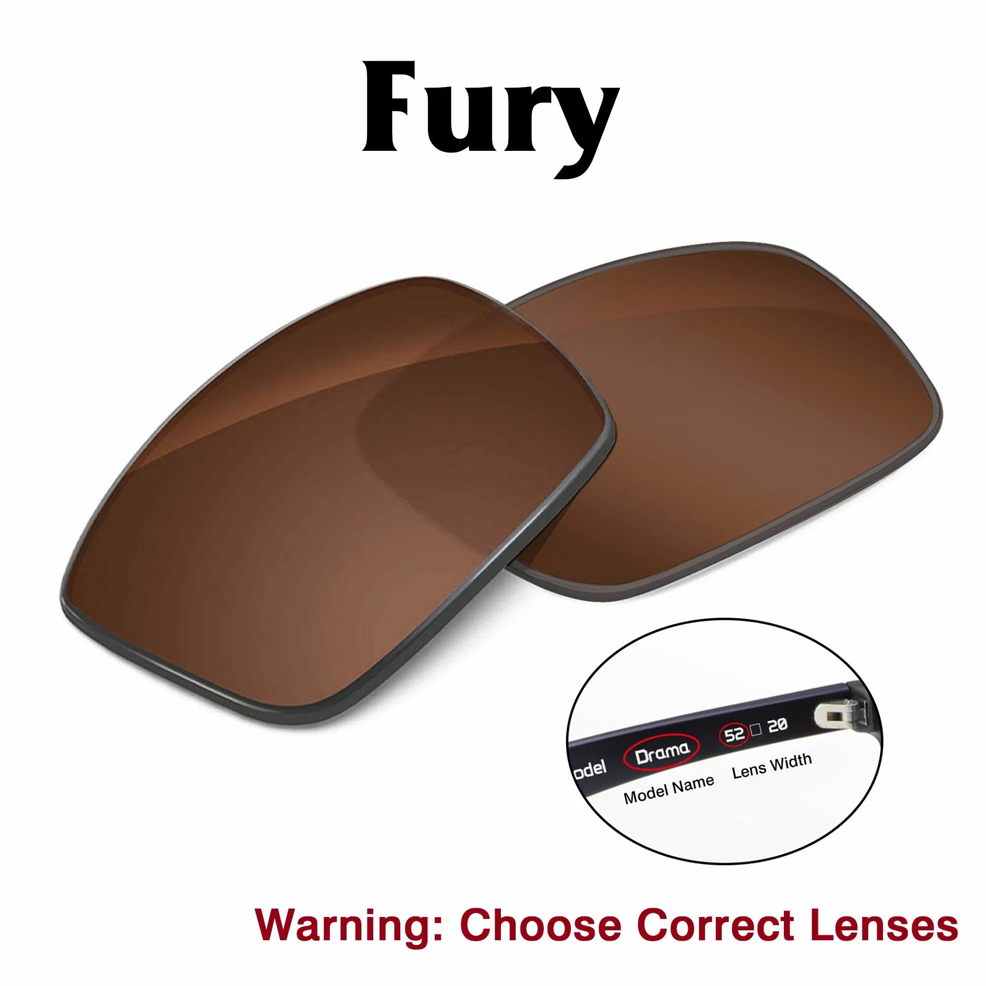 Meta Fury Replacement Lenses