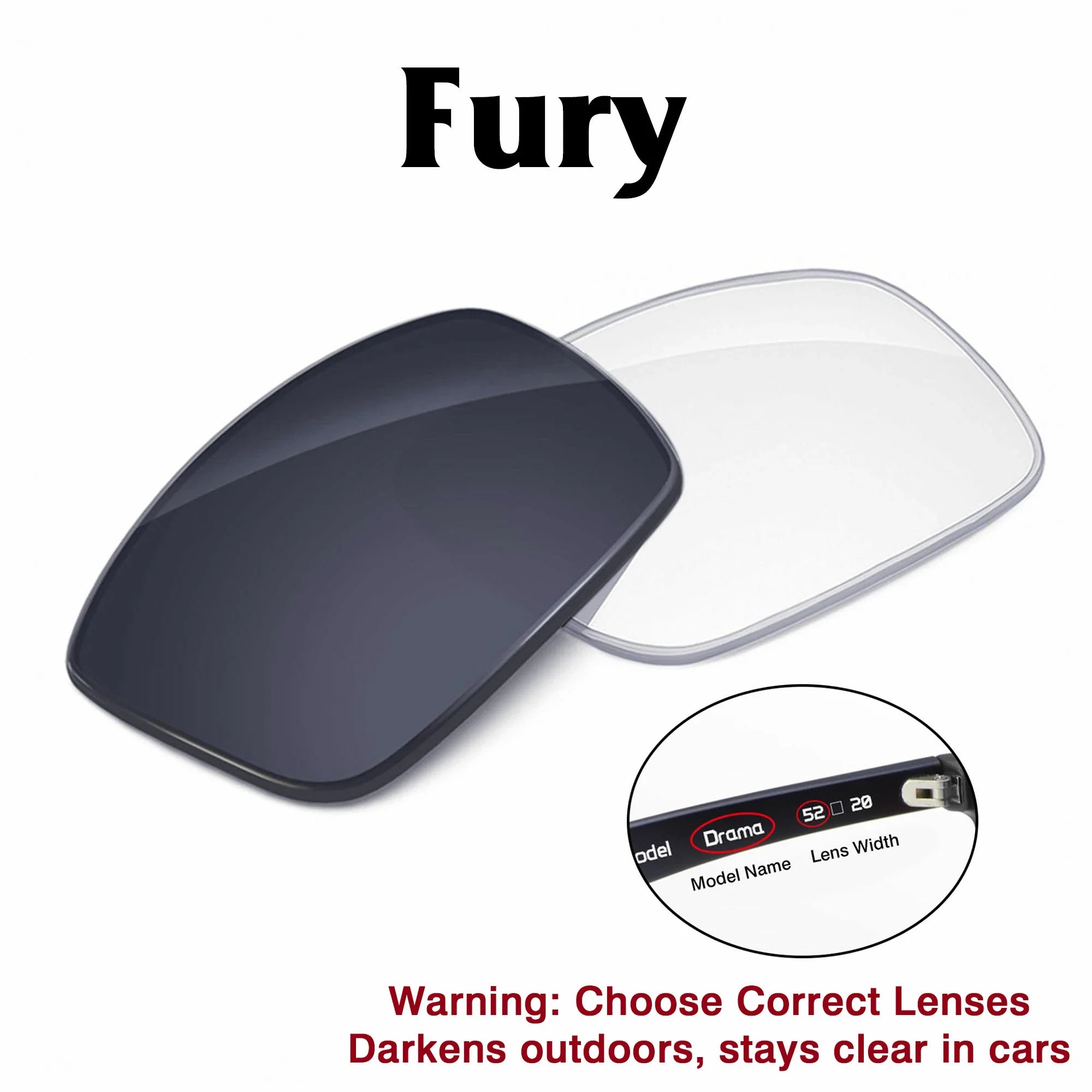 Meta Fury Replacement Lenses